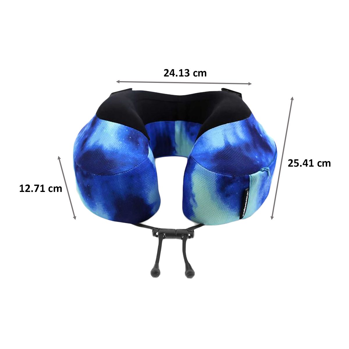 CABEAU Evolution S3 Travel Neck Pillow (TPEP2993, Black/Blue)_2