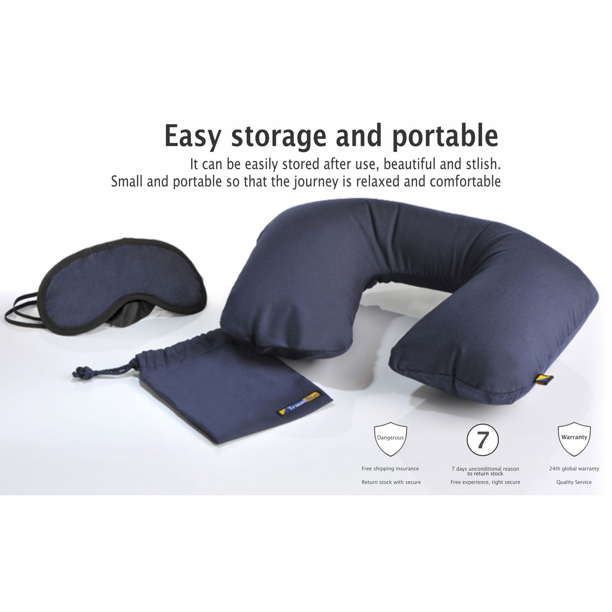 TRAVEL BLUE Sleep Set (TB-223, Blue)_8