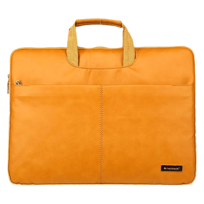 neopack 9TN13 Leather Sleeve for 13.3 Inch
                      Laptop (2 Pockets, Tan)