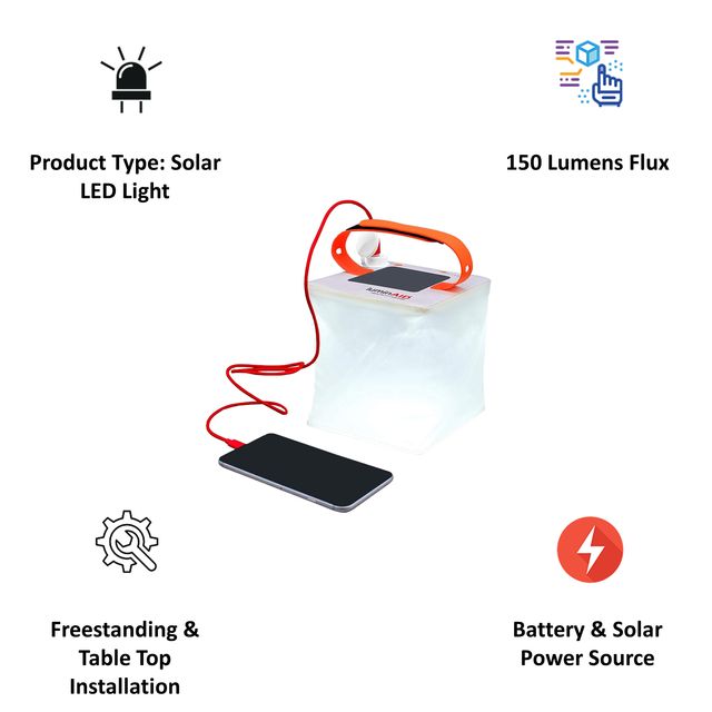 Buy Agni Solar Inflatable Light 3P Solar LED Light (Water Proof, AG-LAP ...