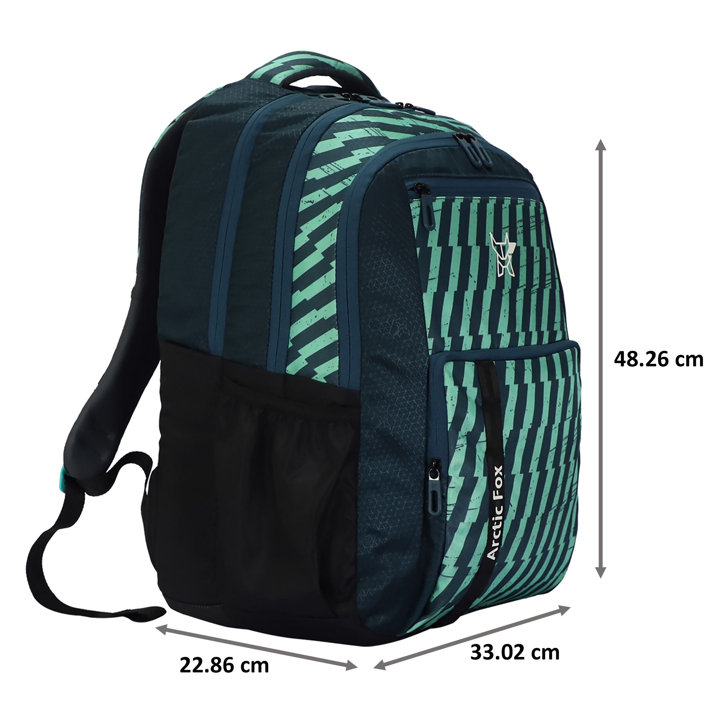 Arctic Fox Rugged 36 Litres Polyester Backpack (Water Repellent Fabric, FJUBPKGZZON041036, Green) Arctic Fox Rugged 36 Litres Polyester Backpack (Water Repellent Fabric, FJUBPKGZZON041036, Green)_2