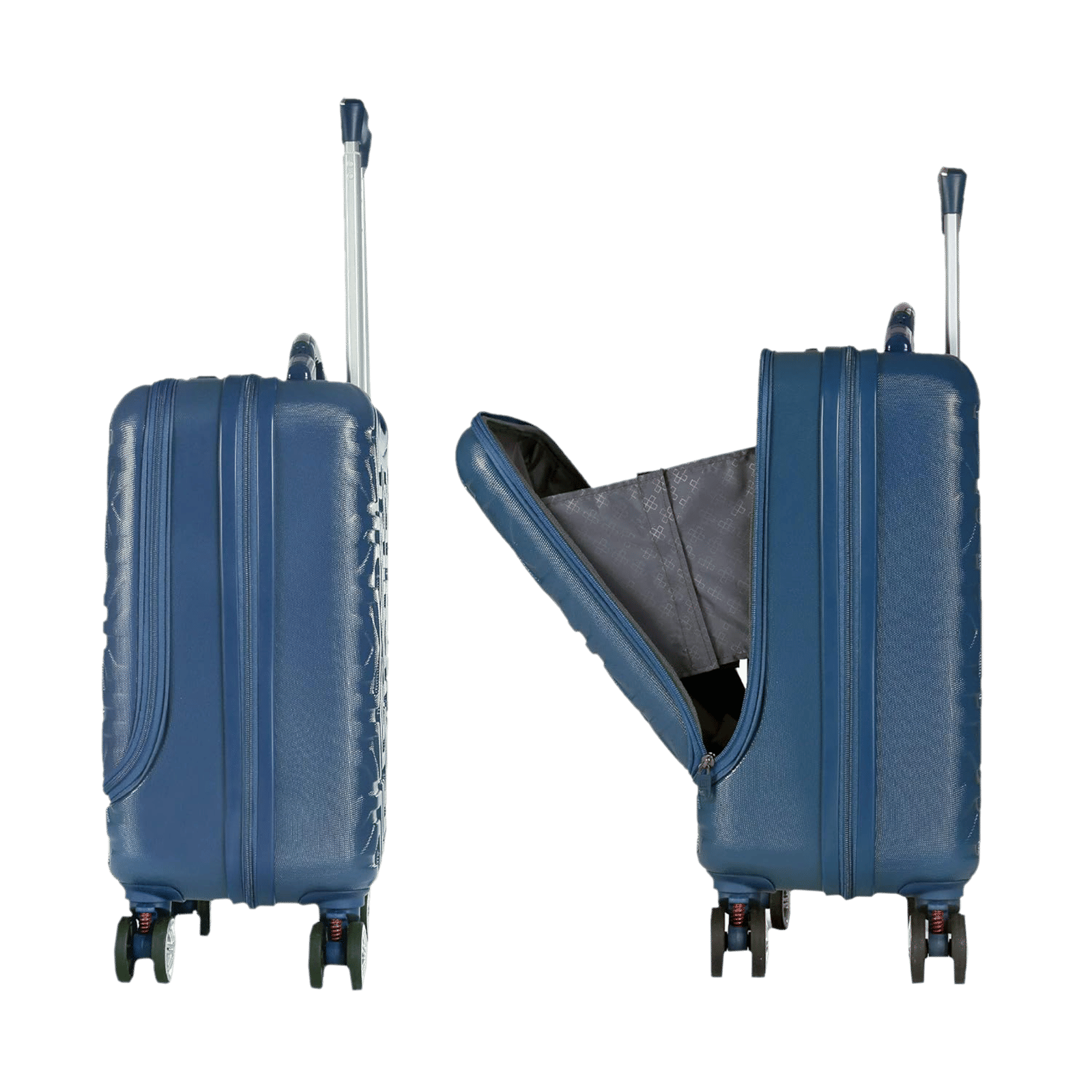 Carriall Hive Polycarbonate Trolley Bag (Built-In Weight Scale, USB Charging Port, CALS0001, Blue)_6