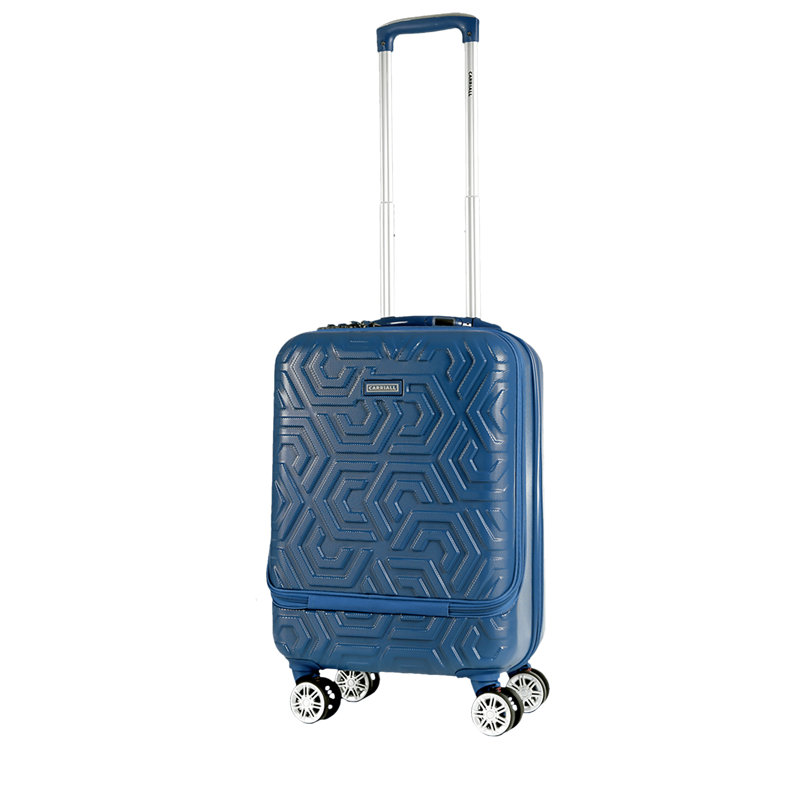 Carriall Hive Polycarbonate Trolley Bag (Built-In Weight Scale, USB Charging Port, CALS0001, Blue)_4