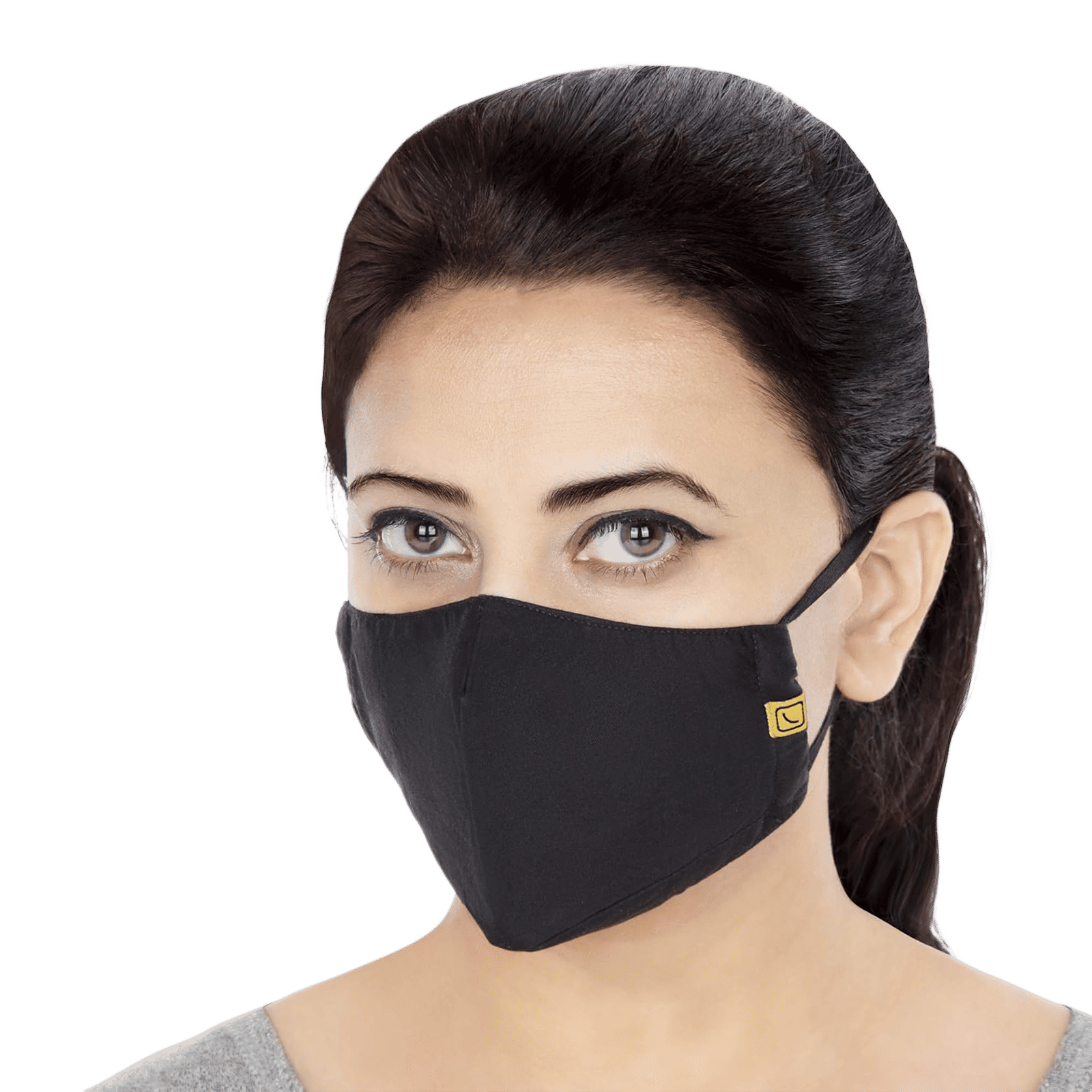 TRAVEL BLUE Cotton Face Mask (Pack of 2, 521, Black & Navy) TRAVEL BLUE Cotton Face Mask (Pack of 2, 521, Black & Navy)_6