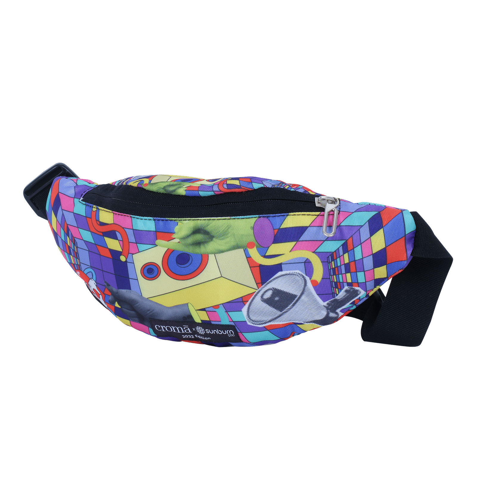 Croma Sunburn Edition Sling Bag (Adjustable Strap, Multicolor)_1
