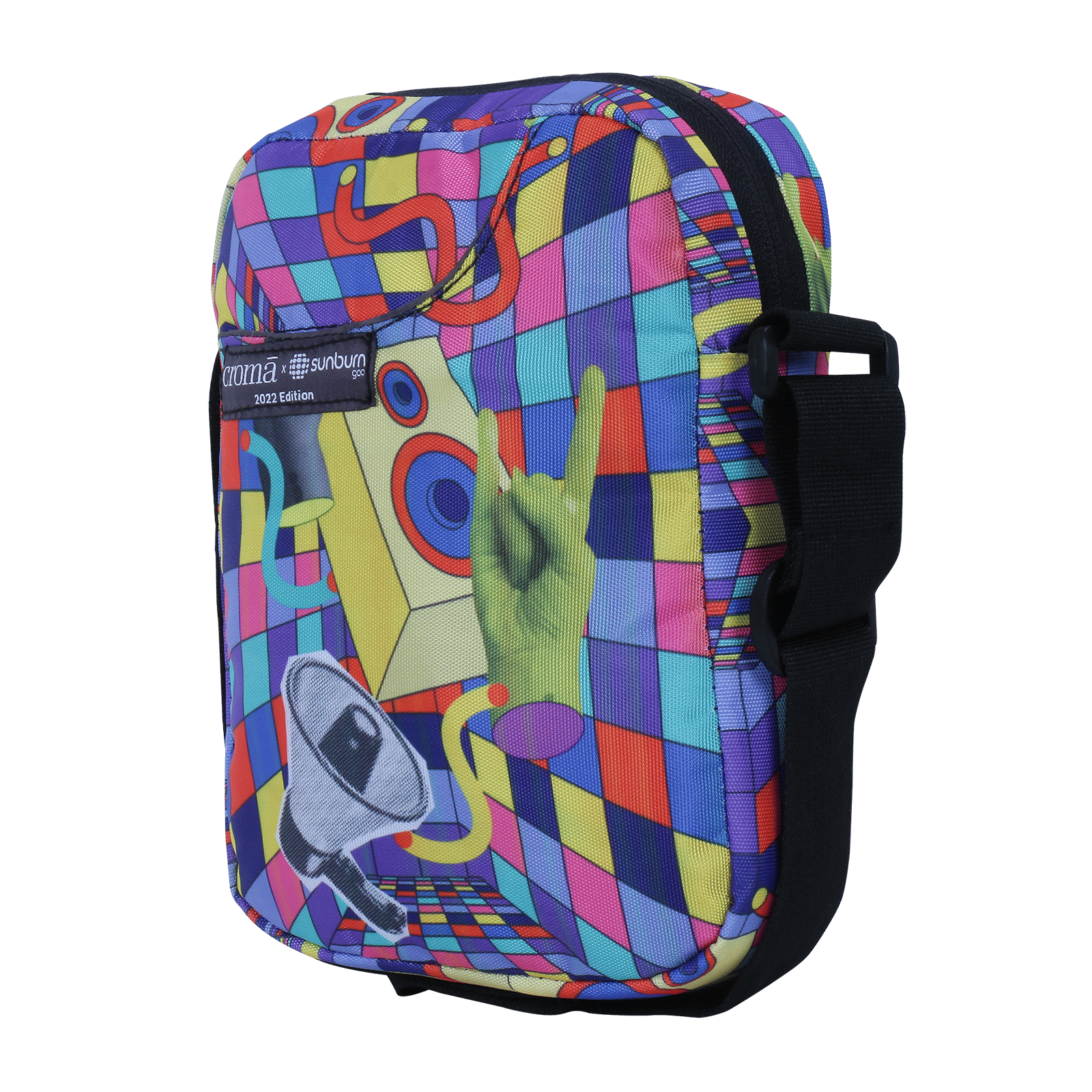Croma Sunburn Edition Sling Bag (Lightweight, Multi Color)_4