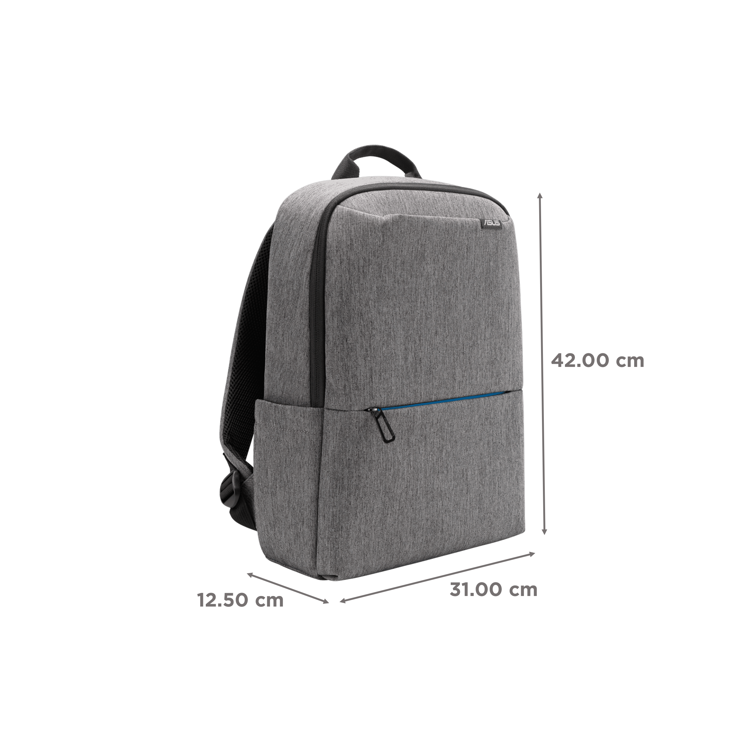 ASUS BP4600 Polyester Laptop Backpack for 16 Inch Laptop (Water-Repellent, Grey)_3