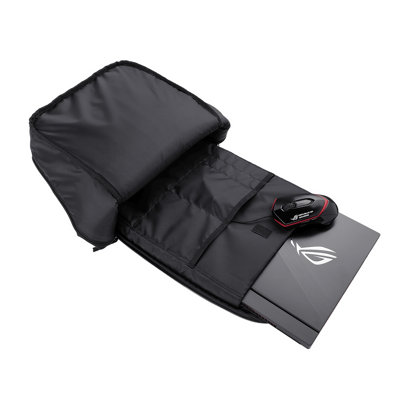 ASUS ROG Gaming BP1501 Polyester Laptop Backpack for 17 Inch Laptop (Luggage Strip, Black) ASUS ROG Gaming BP1501 Polyester Laptop Backpack for 17 Inch Laptop (Luggage Strip, Black)_6