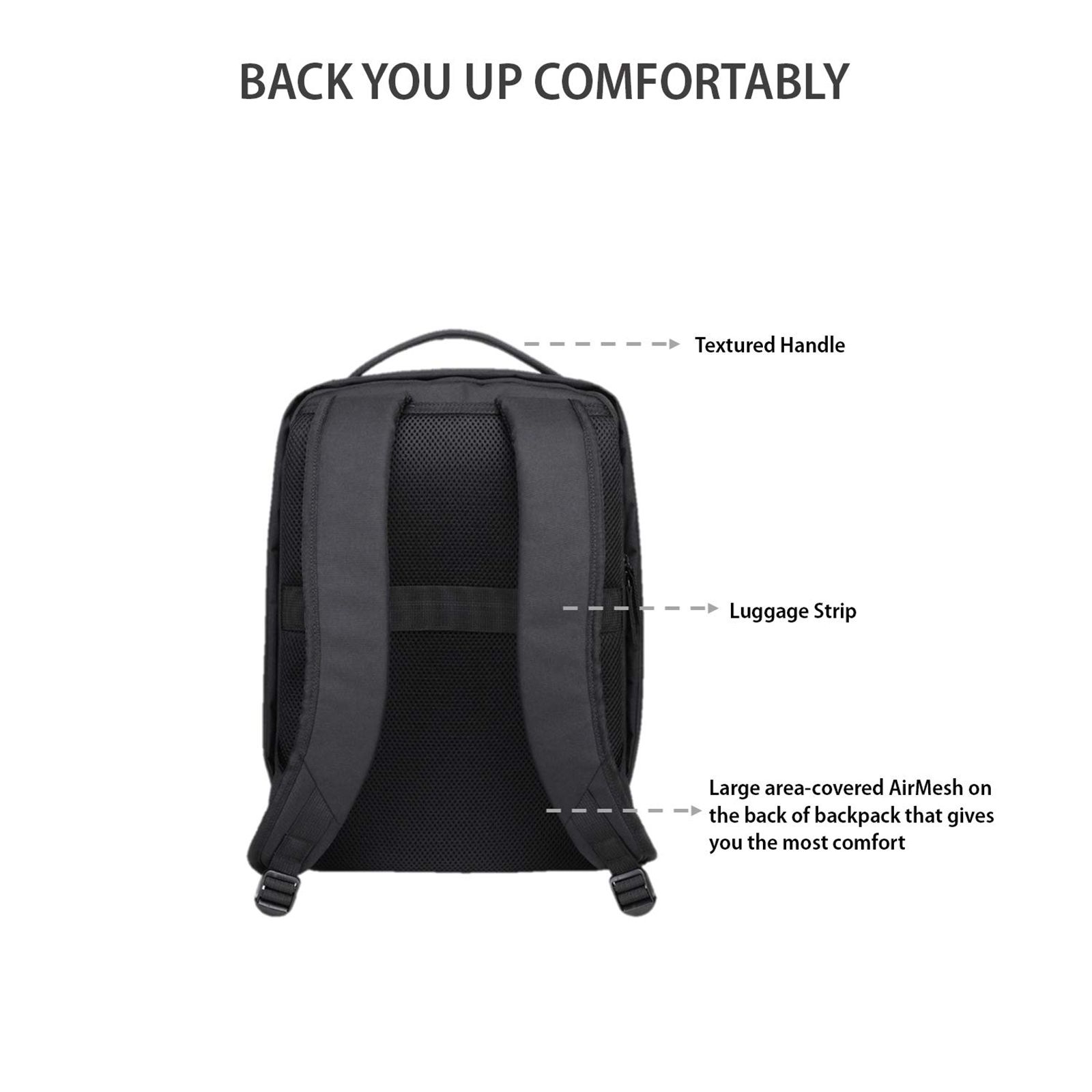 ASUS ROG Gaming BP1501 Polyester Laptop Backpack for 17 Inch Laptop (Luggage Strip, Black) ASUS ROG Gaming BP1501 Polyester Laptop Backpack for 17 Inch Laptop (Luggage Strip, Black)_10