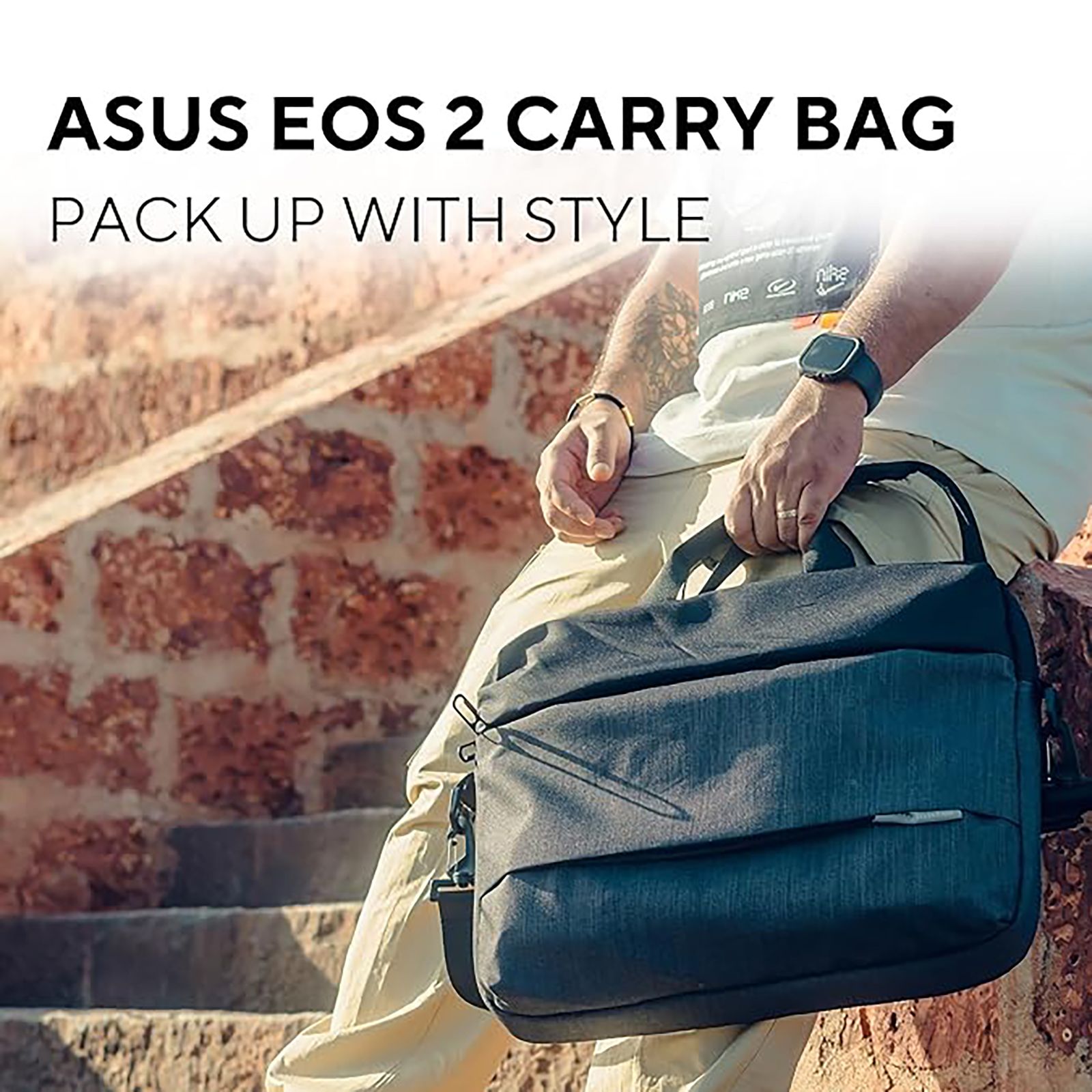 ASUS EOS 2 Polyester Sling Bag for 15.6 Inch Laptop (Water Repellent, Black)_6