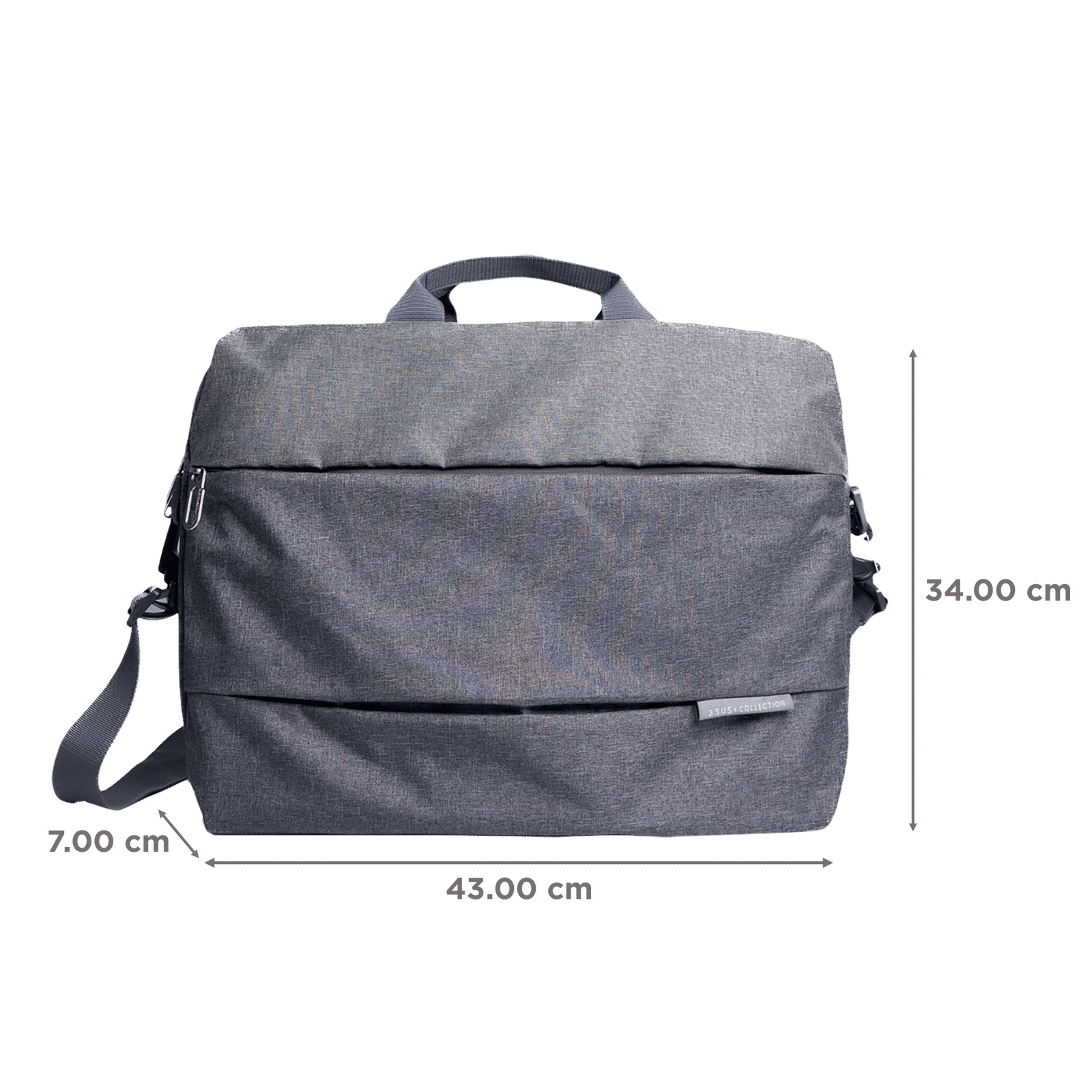 ASUS EOS 2 Polyester Sling Bag for 15.6 Inch Laptop (Water Repellent, Grey) ASUS EOS 2 Polyester Sling Bag for 15.6 Inch Laptop (Water Repellent, Grey)_3