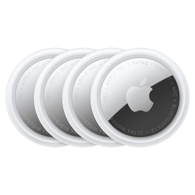 Apple AirTag 2nd Generation for iOS (NFC Tap For Lost Mode, Pack of 4, White)