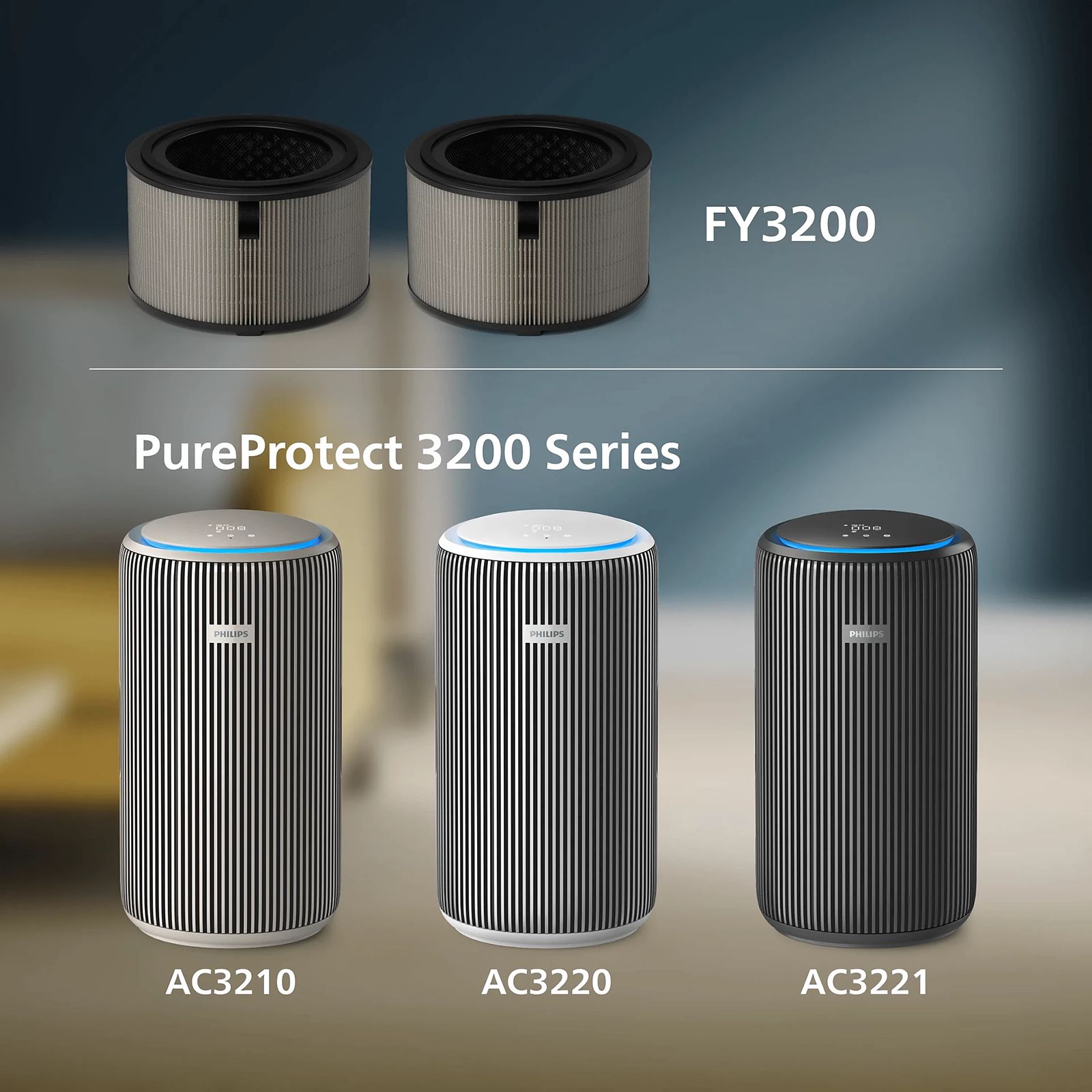 PHILIPS PureProtect 3200 Series Air Purifer Filter with Active Carbon (3 Layer HEPA Filtration, Grey) PHILIPS PureProtect 3200 Series Air Purifer Filter with Active Carbon (3 Layer HEPA Filtration, Grey)_6