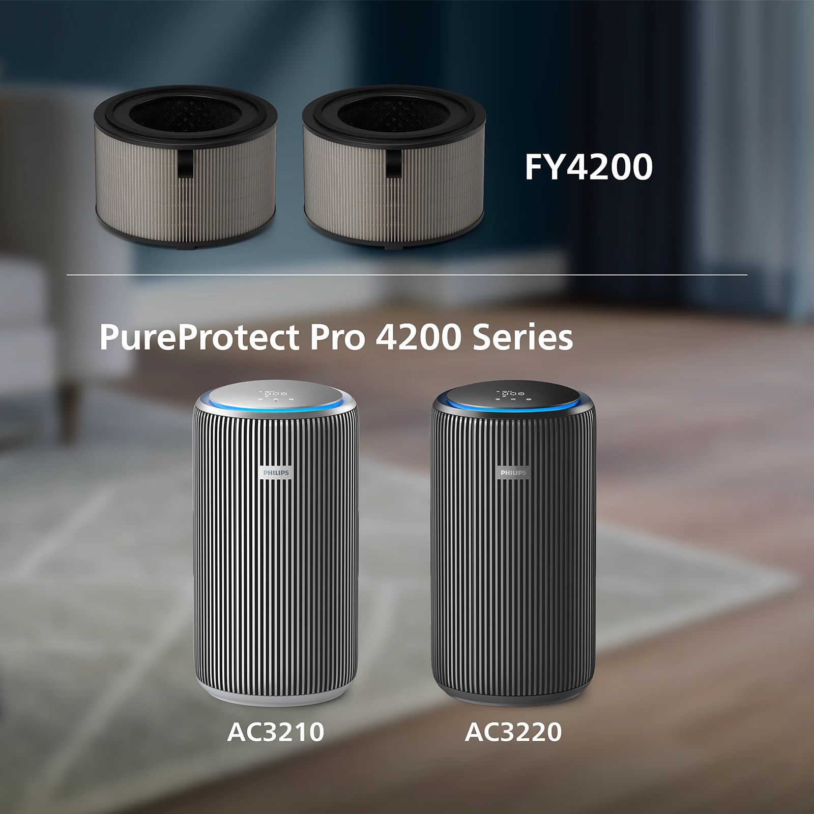 PHILIPS PureProtect Pro 4200 Series Air Purifier Filter with Pre-Filter (4 layer HEPA Filtration, Grey) PHILIPS PureProtect Pro 4200 Series Air Purifier Filter with Pre-Filter (4 layer HEPA Filtration, Grey)_5