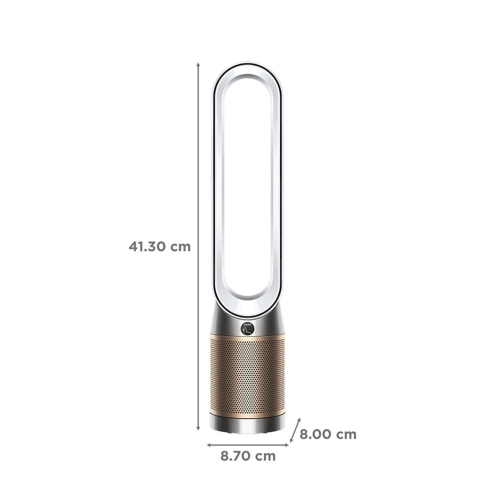 dyson TP09 Smart Air Purifier with Curved & Magnetised Remote Control (App Control, White & Gold) dyson TP09 Smart Air Purifier with Curved & Magnetised Remote Control (App Control, White & Gold)_3