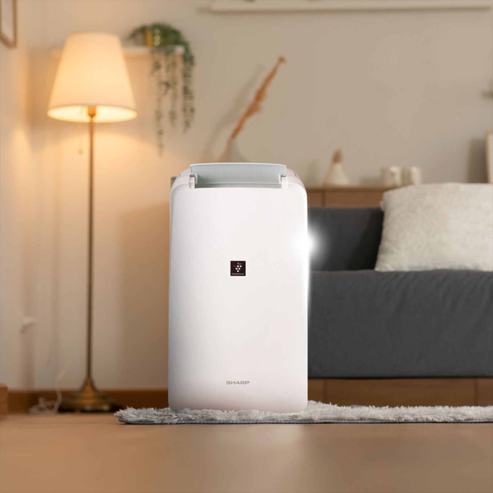 SHARP Room Air Dehumidifier with PlasmaCluster Ion Technology (Child Lock, White) SHARP Room Air Dehumidifier with PlasmaCluster Ion Technology (Child Lock, White)_4