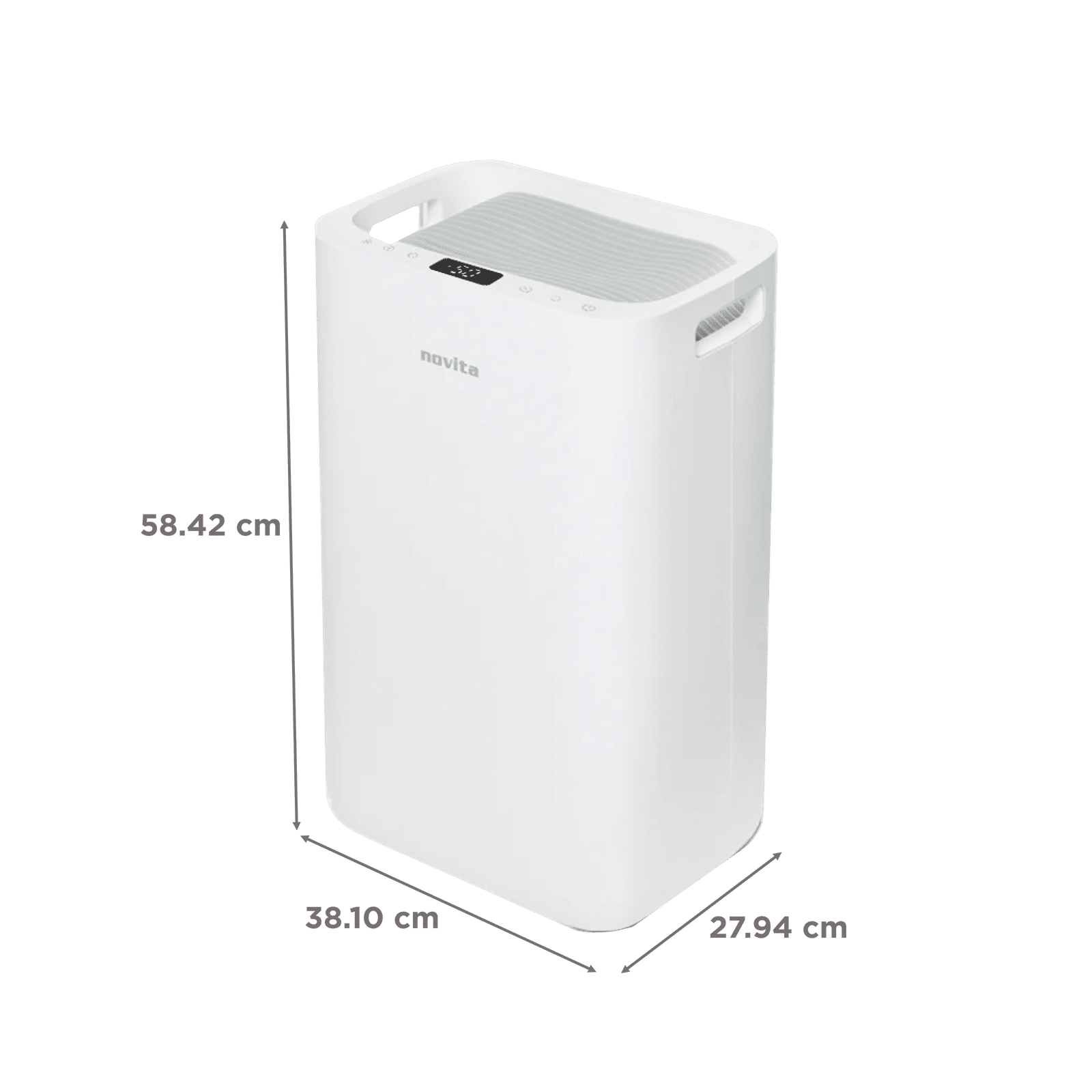 Origin Novita ND 25.5 Dehumidifier & Air Purifier with Semi-Permanent Built-in Ionizer (Digital Display, White) Origin Novita ND 25.5 Dehumidifier & Air Purifier with Semi-Permanent Built-in Ionizer (Digital Display, White)_3