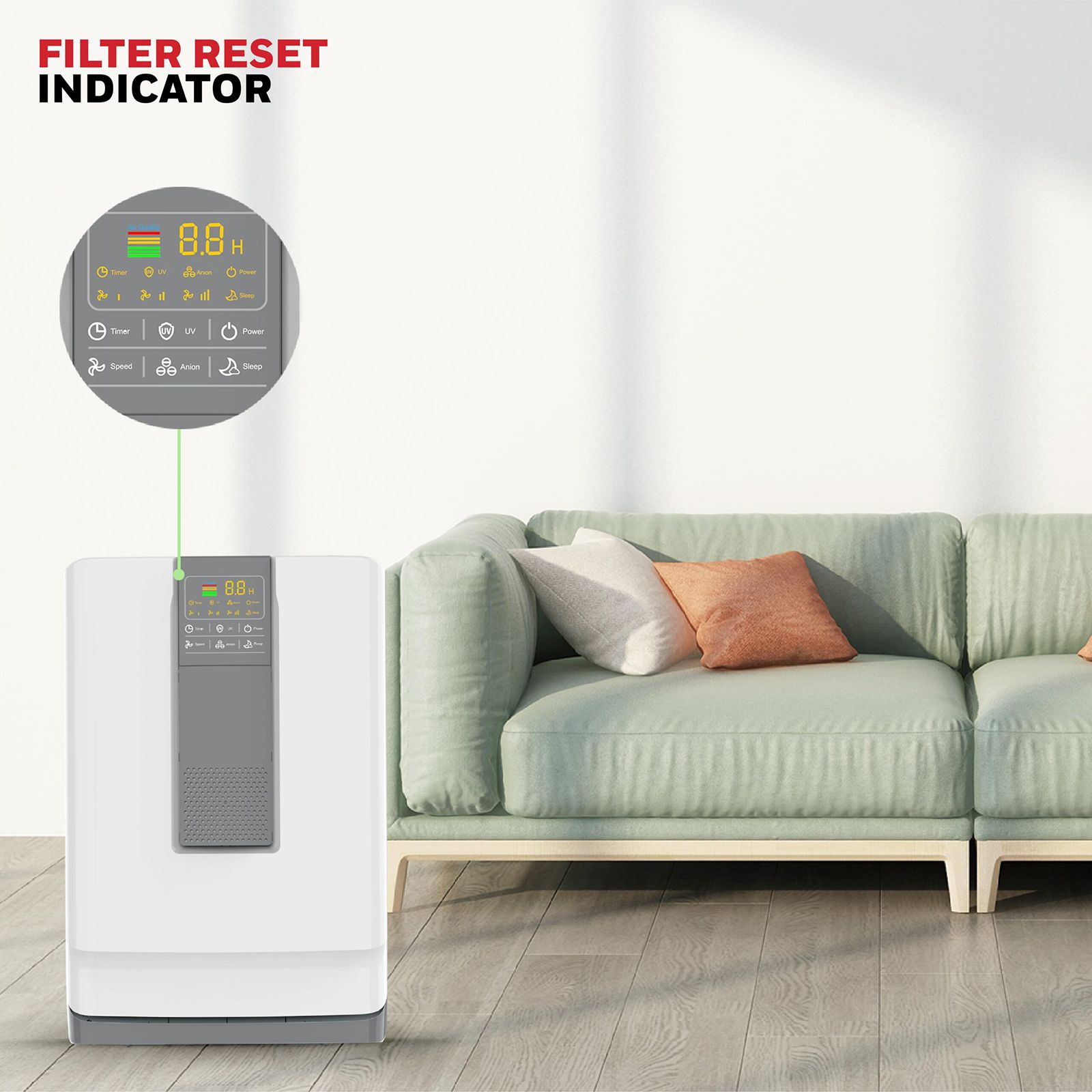 Honeywell Air Touch V4 Air Purifier with Remote Control (Advanced 5 Stage Filtration, White) Honeywell Air Touch V4 Air Purifier with Remote Control (Advanced 5 Stage Filtration, White)_10