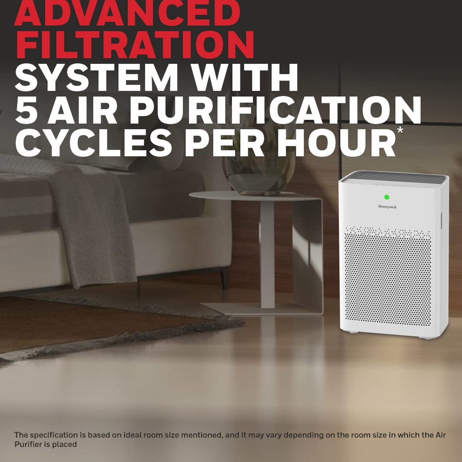 Honeywell Air Touch P1 Air Purifier with 3D Air Flow (Advanced 4 Filtration, White) Honeywell Air Touch P1 Air Purifier with 3D Air Flow (Advanced 4 Filtration, White)_16