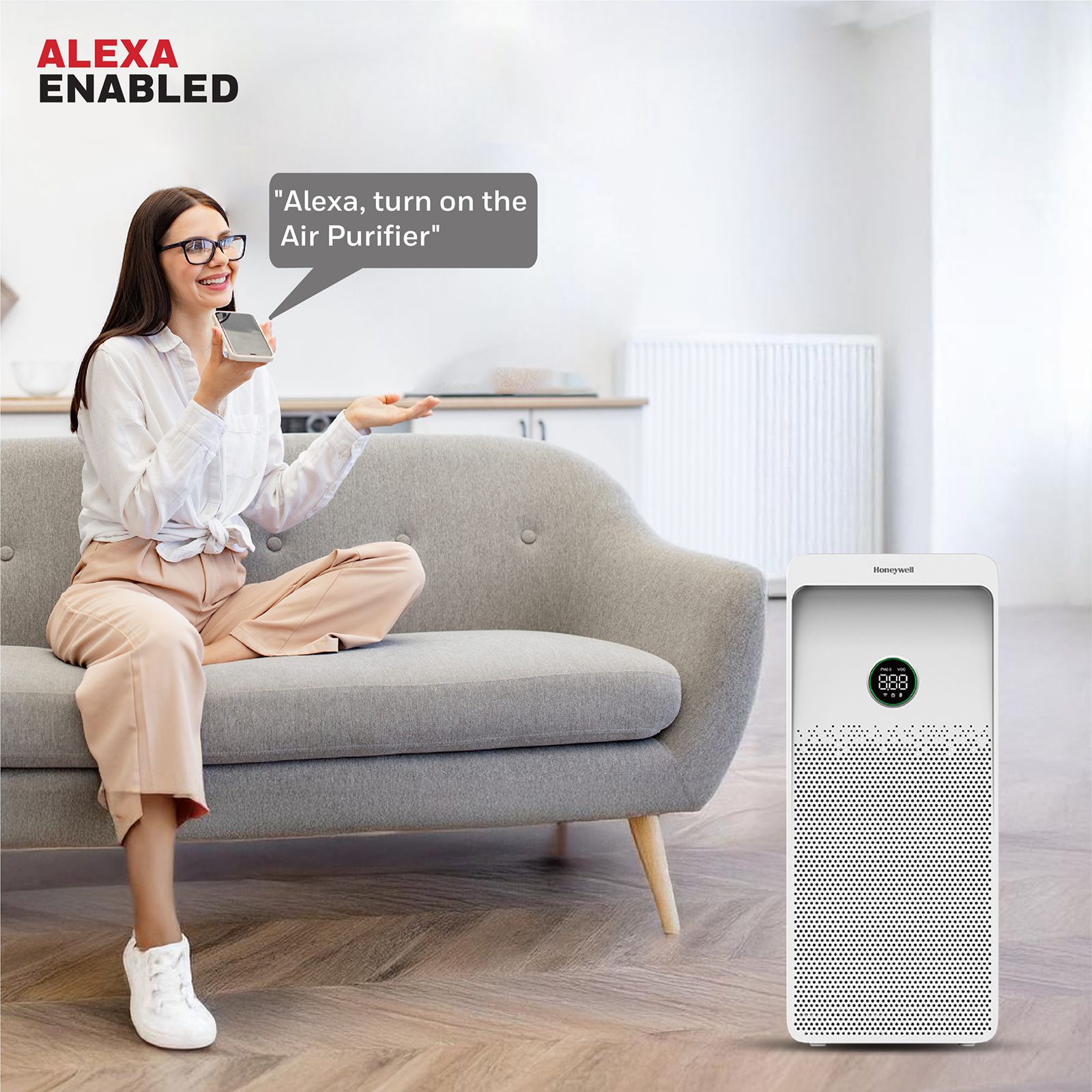 Honeywell Air Touch U1 Smart Air Purifier with Alexa Enabled (Advanced 4 Stage Filtration, White) Honeywell Air Touch U1 Smart Air Purifier with Alexa Enabled (Advanced 4 Stage Filtration, White)_13