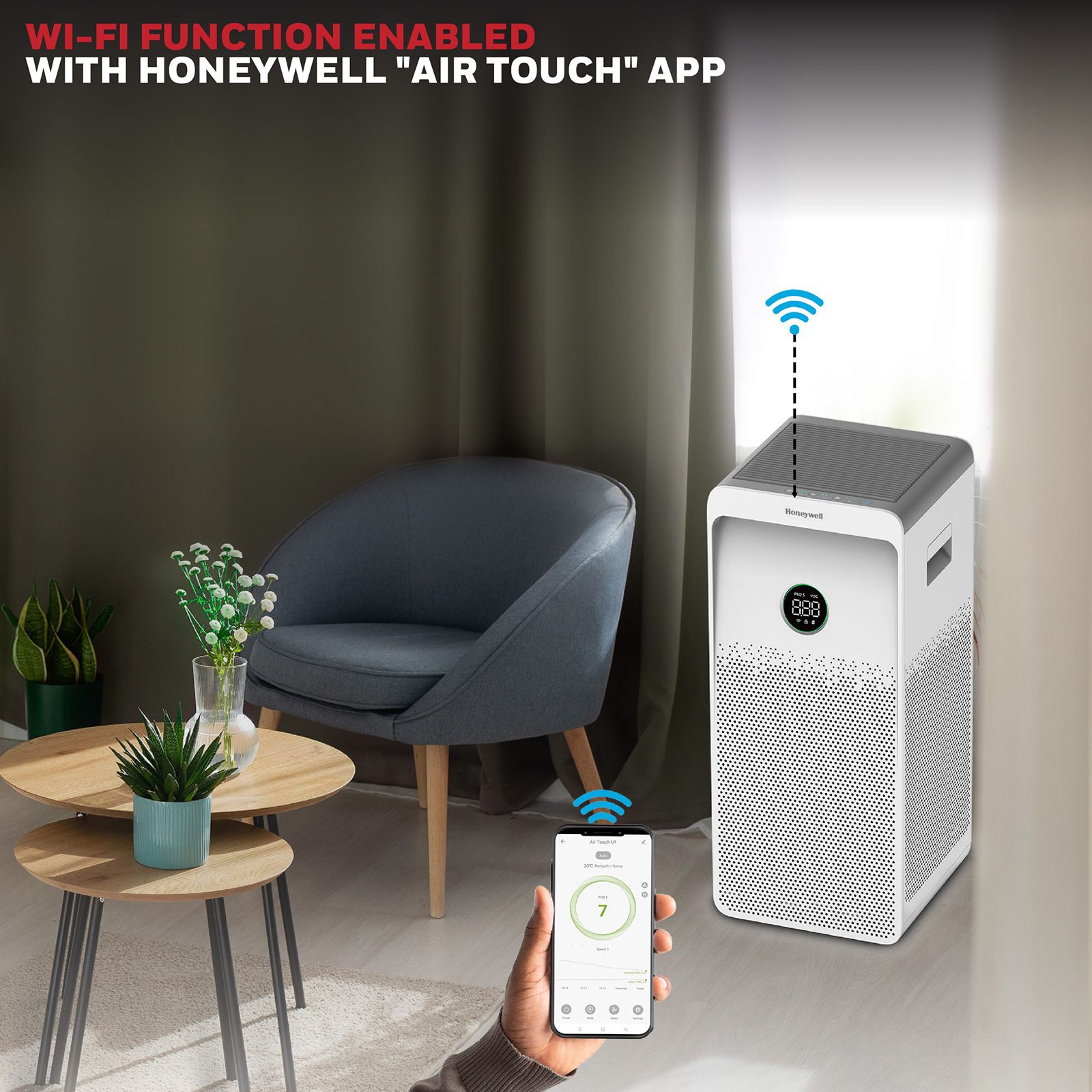 Honeywell Air Touch U1 Smart Air Purifier with Alexa Enabled (Advanced 4 Stage Filtration, White) Honeywell Air Touch U1 Smart Air Purifier with Alexa Enabled (Advanced 4 Stage Filtration, White)_14