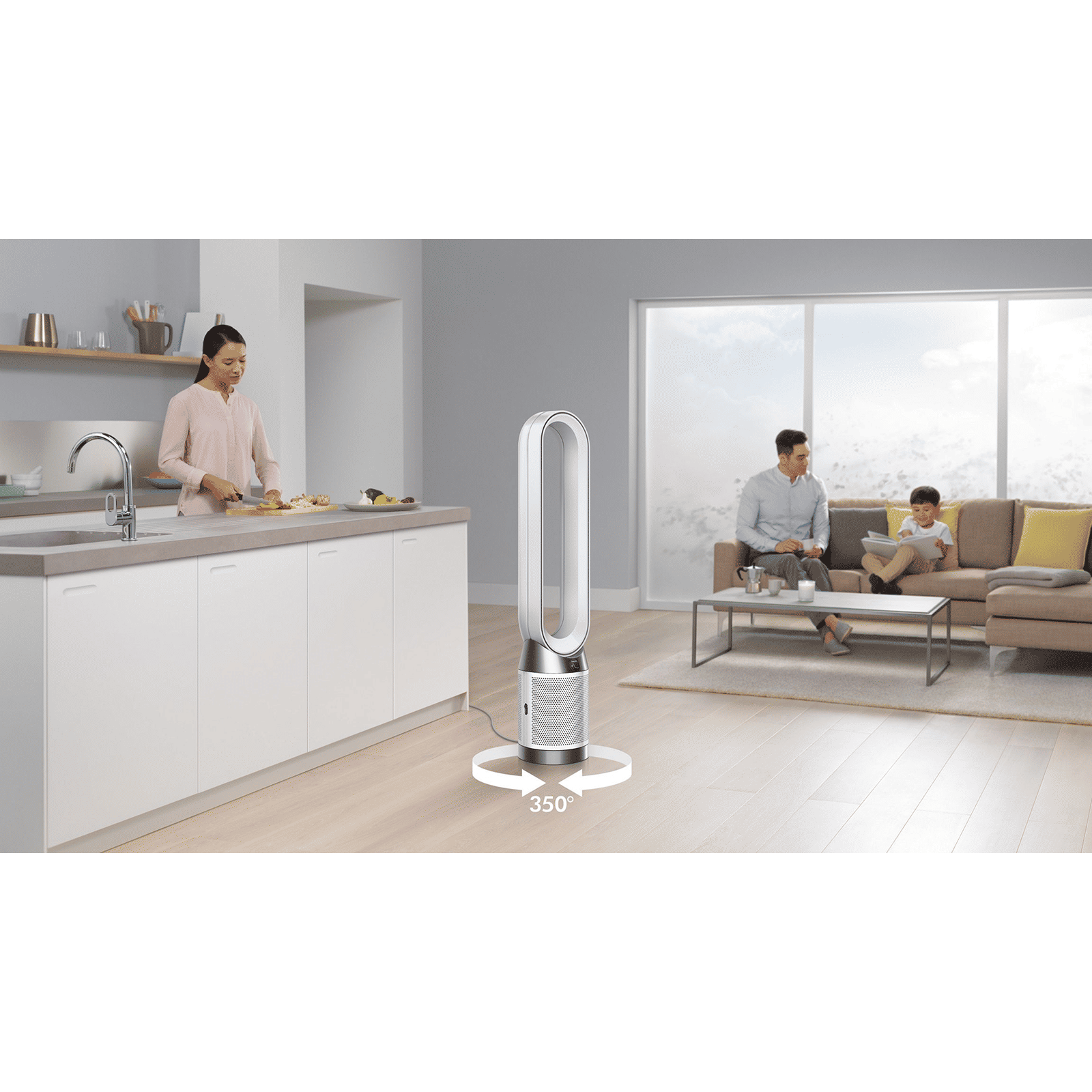 dyson Cool Gen1 TP10 Air Purifier with Remote Control (Air Multiplier Technology, White)_6