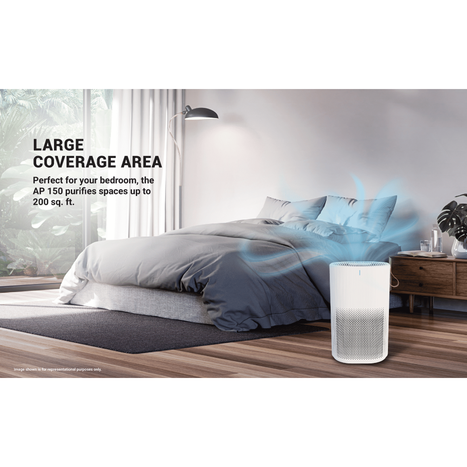 EUREKA FORBES AP 150 Air Purifier with Surround 360 Degree Air Intake Technology (3 Stage Filtration, White) EUREKA FORBES AP 150 Air Purifier with Surround 360 Degree Air Intake Technology (3 Stage Filtration, White)_6