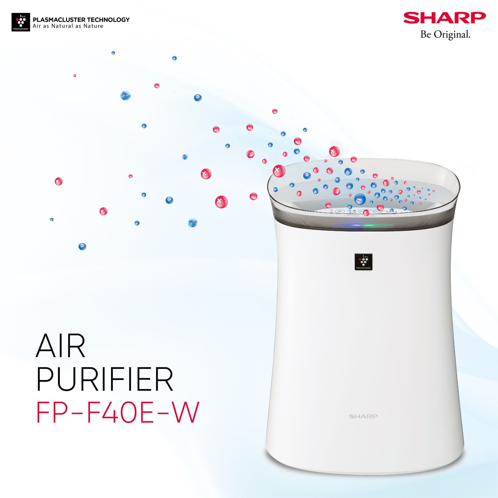 SHARP FP-F40E-W Air Purifier with Plasmacluster Ion Generator (Haze Mode, White) SHARP FP-F40E-W Air Purifier with Plasmacluster Ion Generator (Haze Mode, White)_9