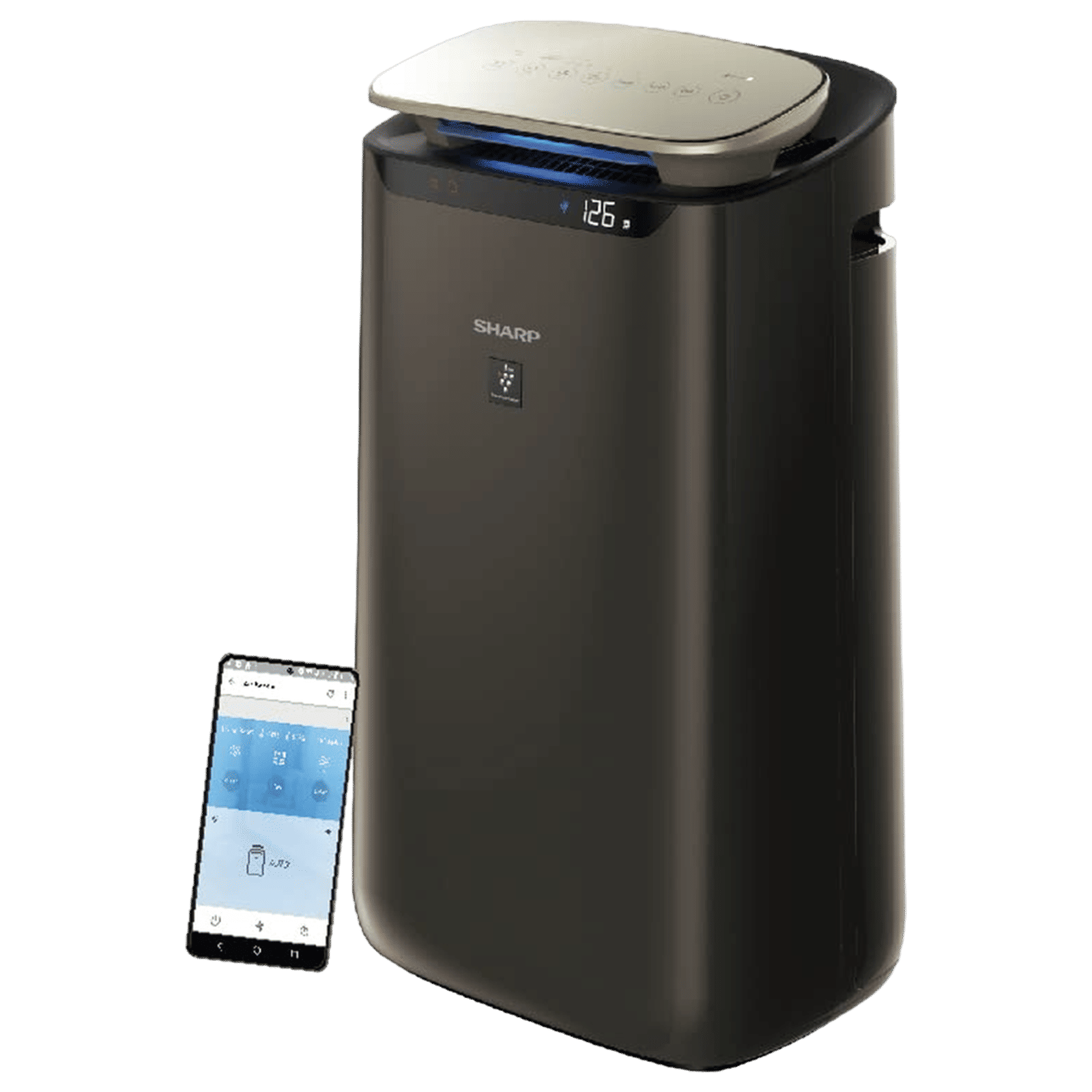 SHARP FX-J80M-H Smart Air Purifier with AIoT Support (Plasmacluster lon Technology, Black) SHARP FX-J80M-H Smart Air Purifier with AIoT Support (Plasmacluster lon Technology, Black)_1