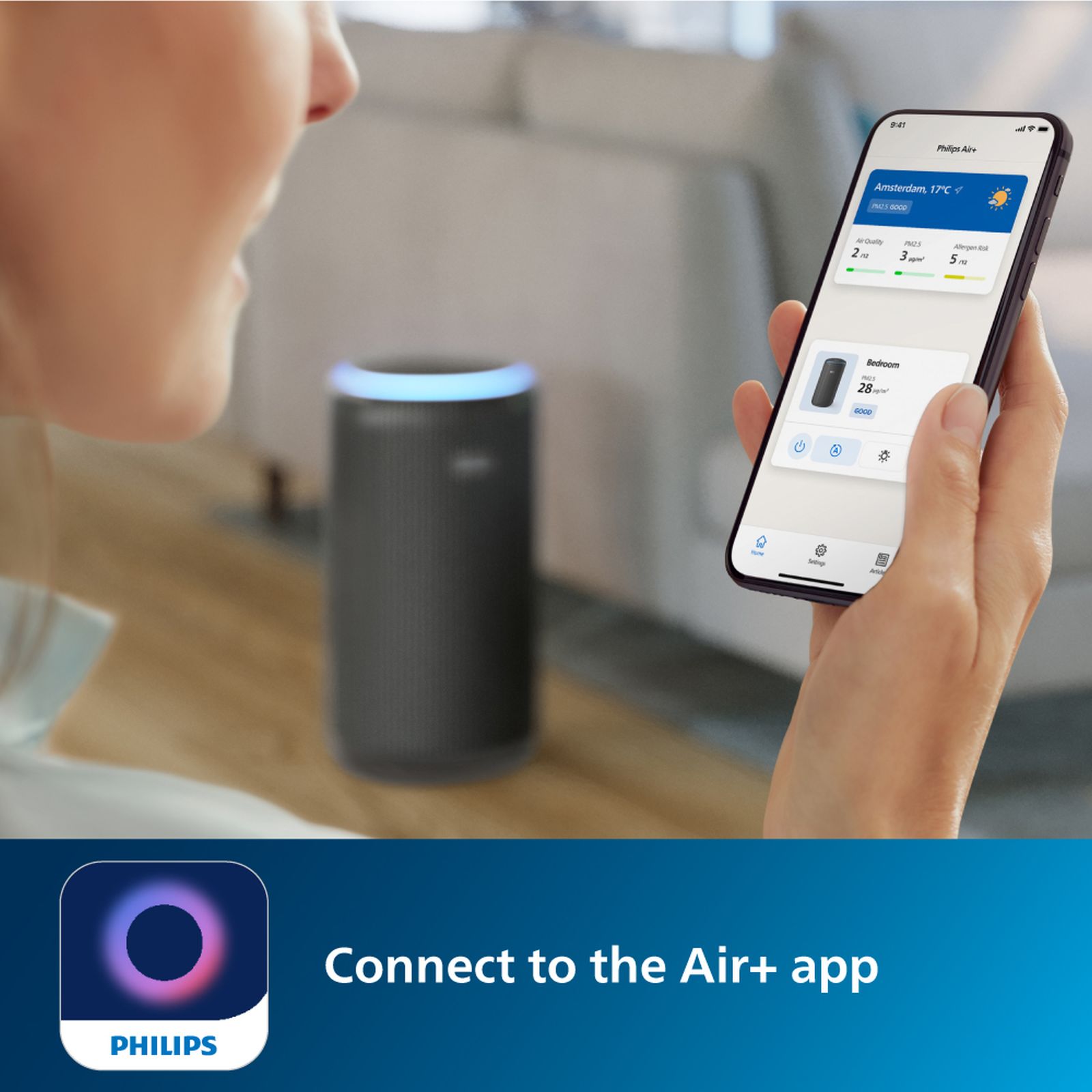 PHILIPS 3200 Series Smart Air Purifier with Remote Scheduling (App Control with Wi-Fi, Dark Slate) PHILIPS 3200 Series Smart Air Purifier with Remote Scheduling (App Control with Wi-Fi, Dark Slate)_11
