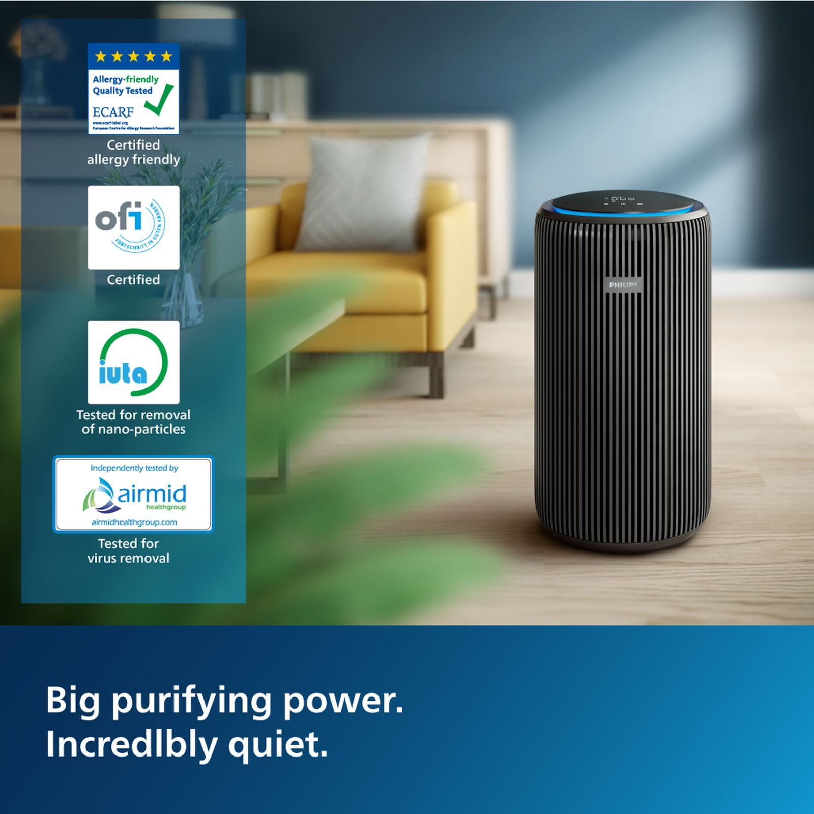 PHILIPS 3200 Series Smart Air Purifier with Remote Scheduling (App Control with Wi-Fi, Dark Slate) PHILIPS 3200 Series Smart Air Purifier with Remote Scheduling (App Control with Wi-Fi, Dark Slate)_12