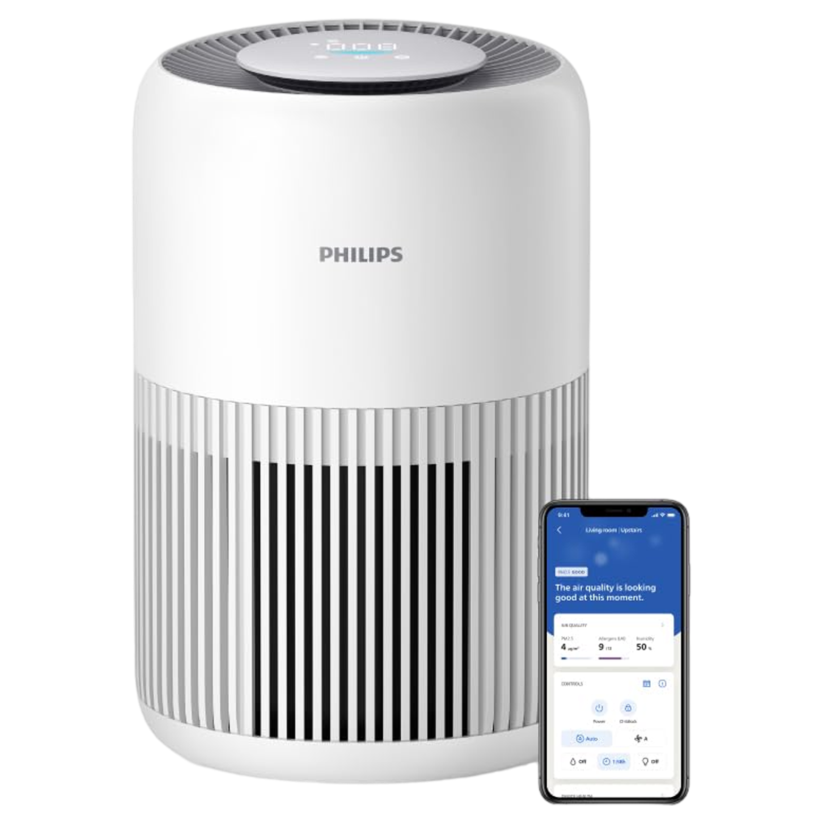 PHILIPS 900i Series Smart Air Purifier with Remote Scheduling (App Control with Wi-Fi, Arctic White) PHILIPS 900i Series Smart Air Purifier with Remote Scheduling (App Control with Wi-Fi, Arctic White)_1