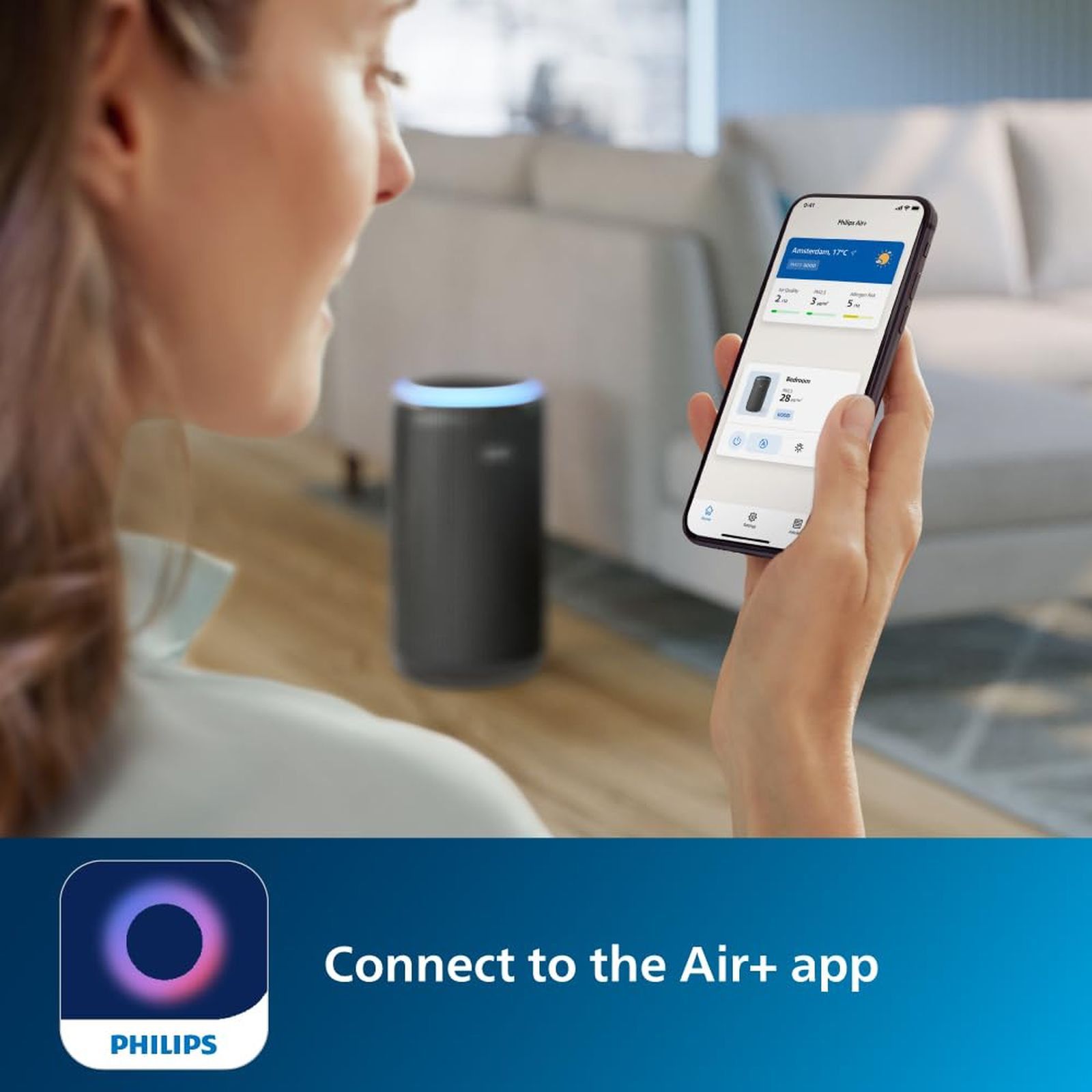 PHILIPS 4200 Series Smart Air Purifier with Remote Scheduling (App Control with Wi-Fi, Metallic Black) PHILIPS 4200 Series Smart Air Purifier with Remote Scheduling (App Control with Wi-Fi, Metallic Black)_8