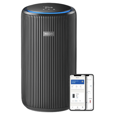 PHILIPS 4200 Series Smart Air Purifier with Remote Scheduling (App Control with Wi-Fi, Metallic Black)