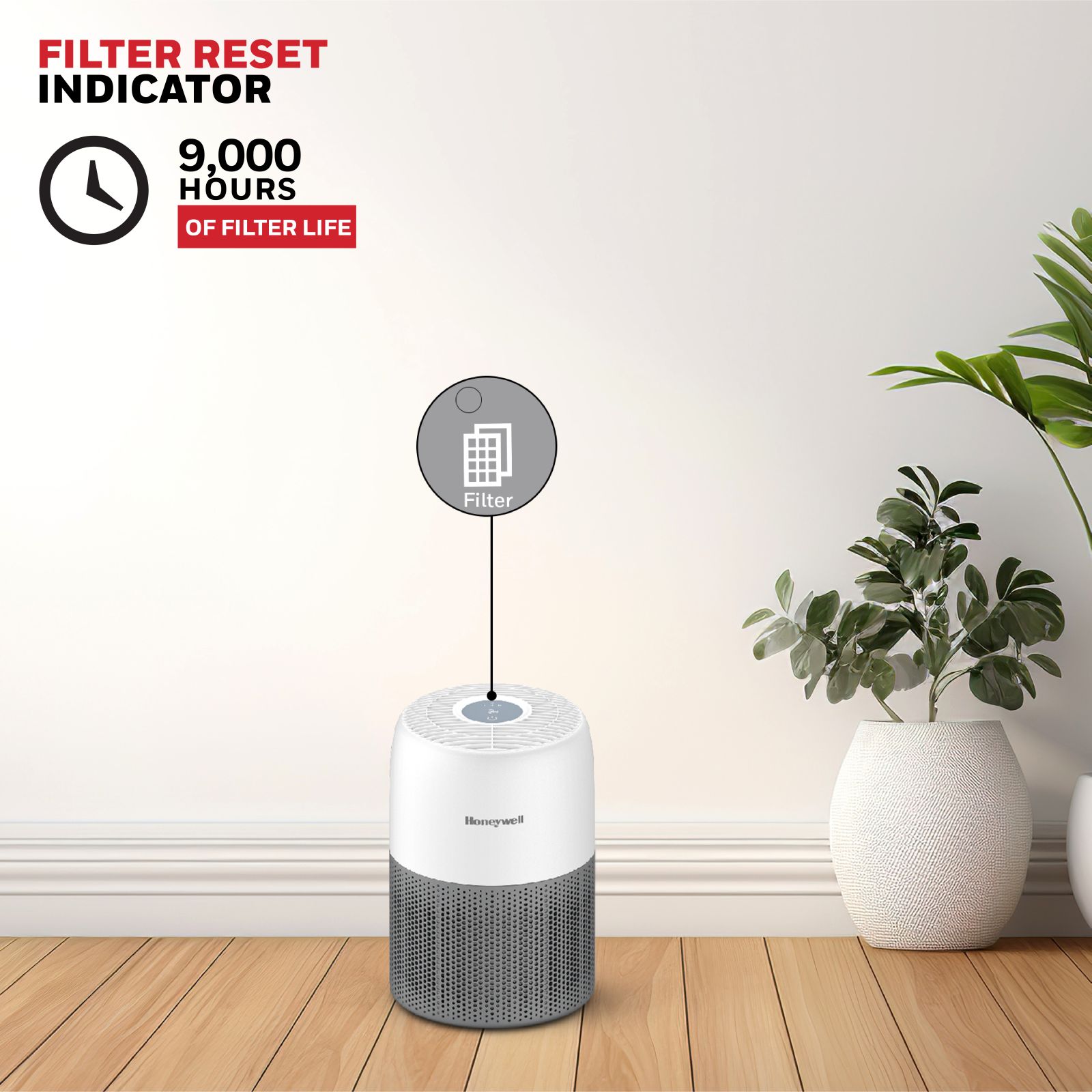 Honeywell Air Touch V1 Air Purifier with 3-in-1 Filter (One Touch Control, White) Honeywell Air Touch V1 Air Purifier with 3-in-1 Filter (One Touch Control, White)_7