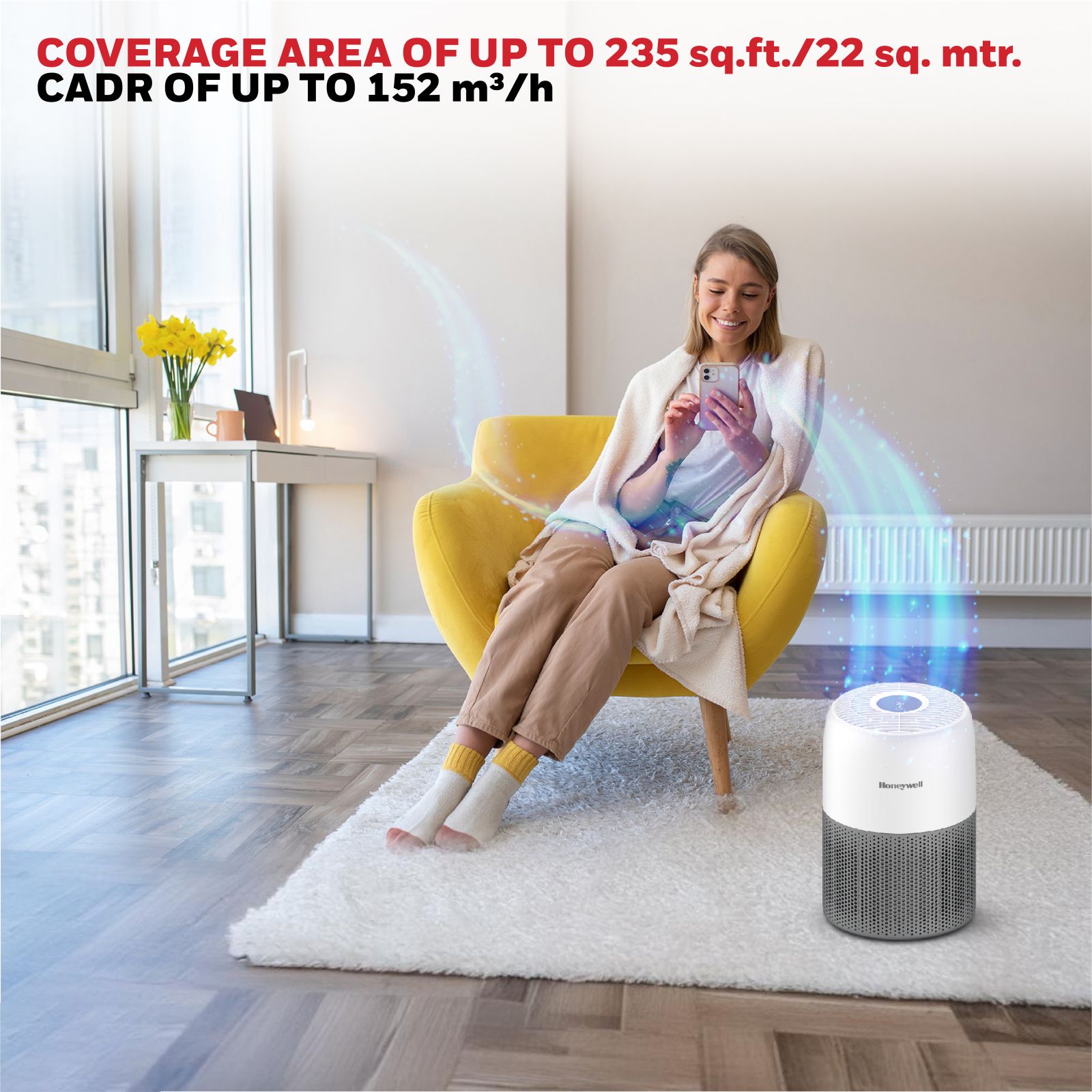 Honeywell Air Touch V1 Air Purifier with 3-in-1 Filter (One Touch Control, White) Honeywell Air Touch V1 Air Purifier with 3-in-1 Filter (One Touch Control, White)_6
