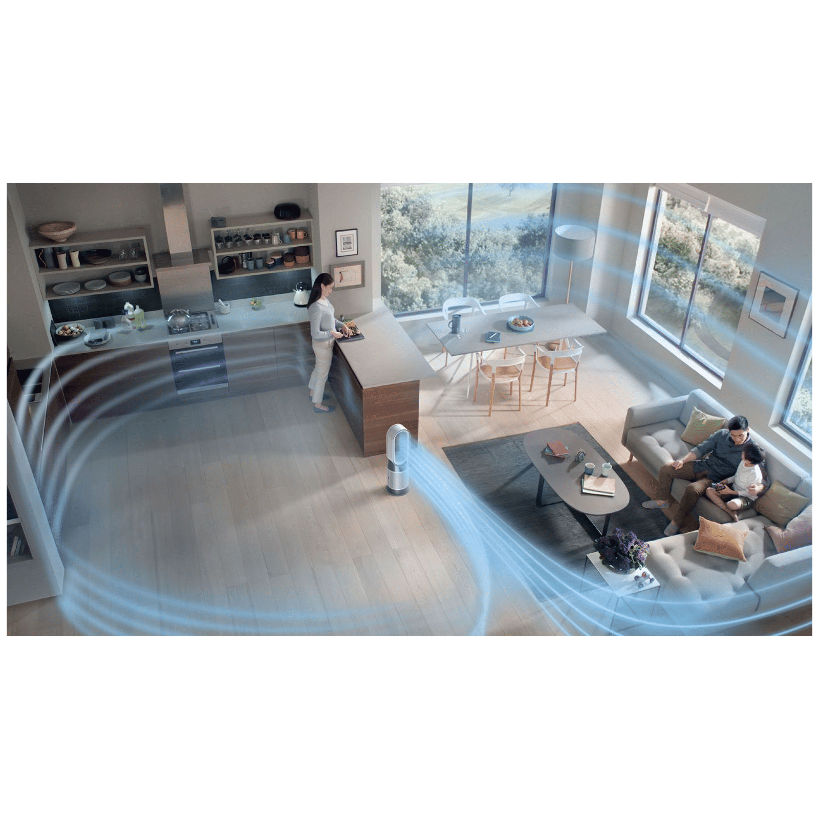 dyson Hot+Cool Gen1 HP10 Air Multiplie Technology Air Purifier (350 Degree Oscillation, 59573601, Black/Nickel) dyson Hot+Cool Gen1 HP10 Air Multiplie Technology Air Purifier (350 Degree Oscillation, 59573601, Black/Nickel)_6