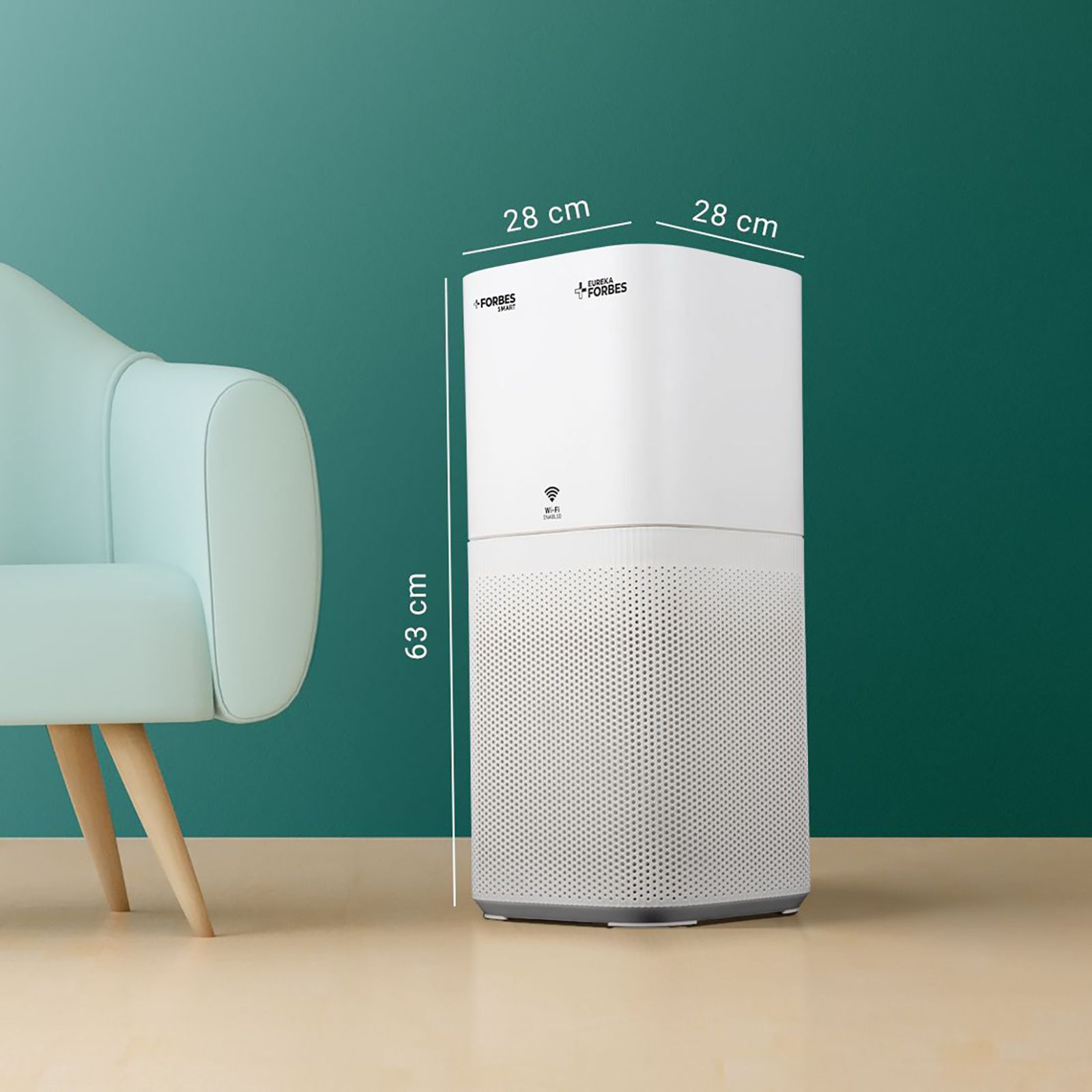 EUREKA FORBES Smart 500 Air Purifier with Surround 360 Degree Air Intake Technology (4-Stage Advanced Air Filtration, White) EUREKA FORBES Smart 500 Air Purifier with Surround 360 Degree Air Intake Technology (4-Stage Advanced Air Filtration, White)_9