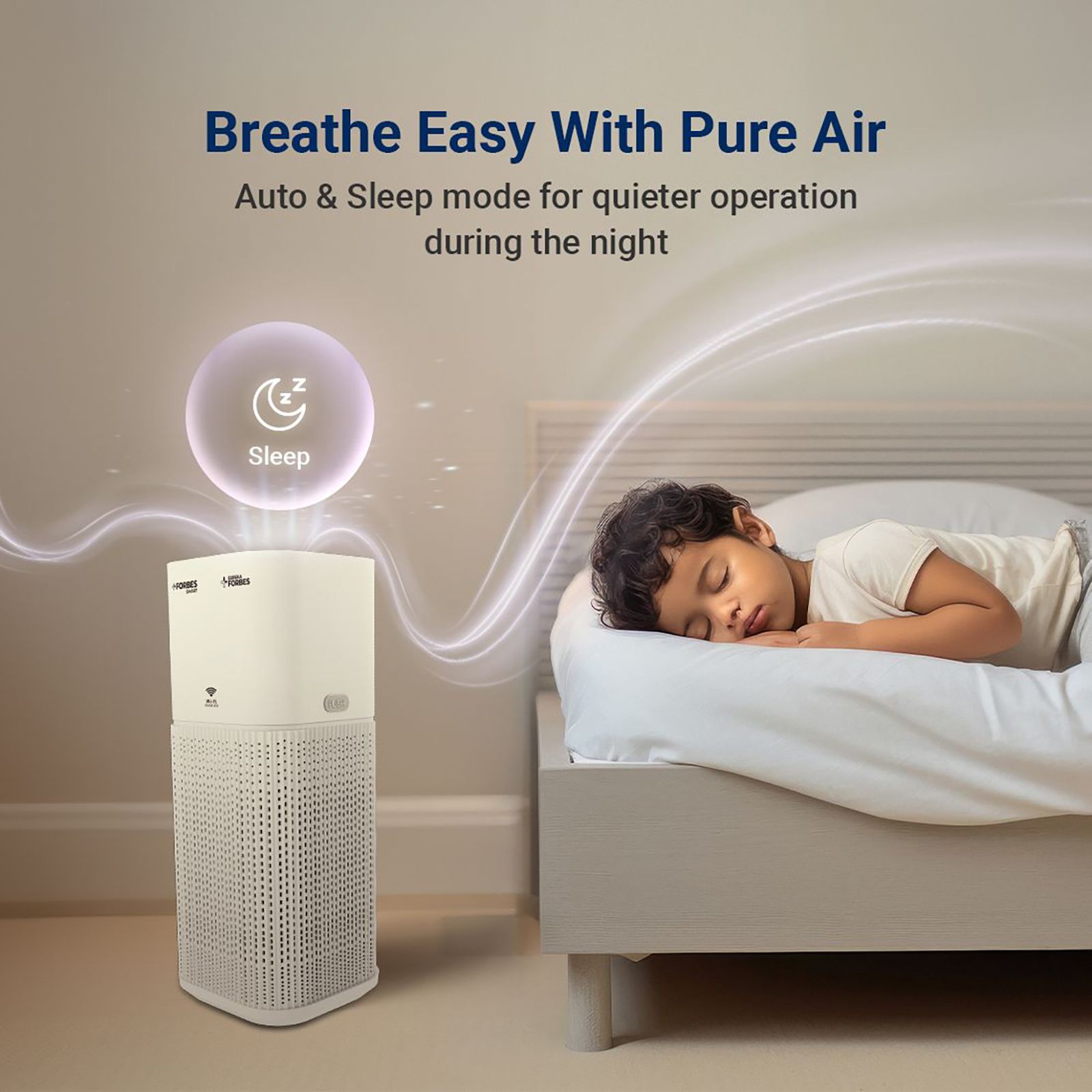 EUREKA FORBES Smart 355 Air Purifier with Surround 360 Degree Air Intake Technology (4-Stage Advanced Air Filtration, White)_7
