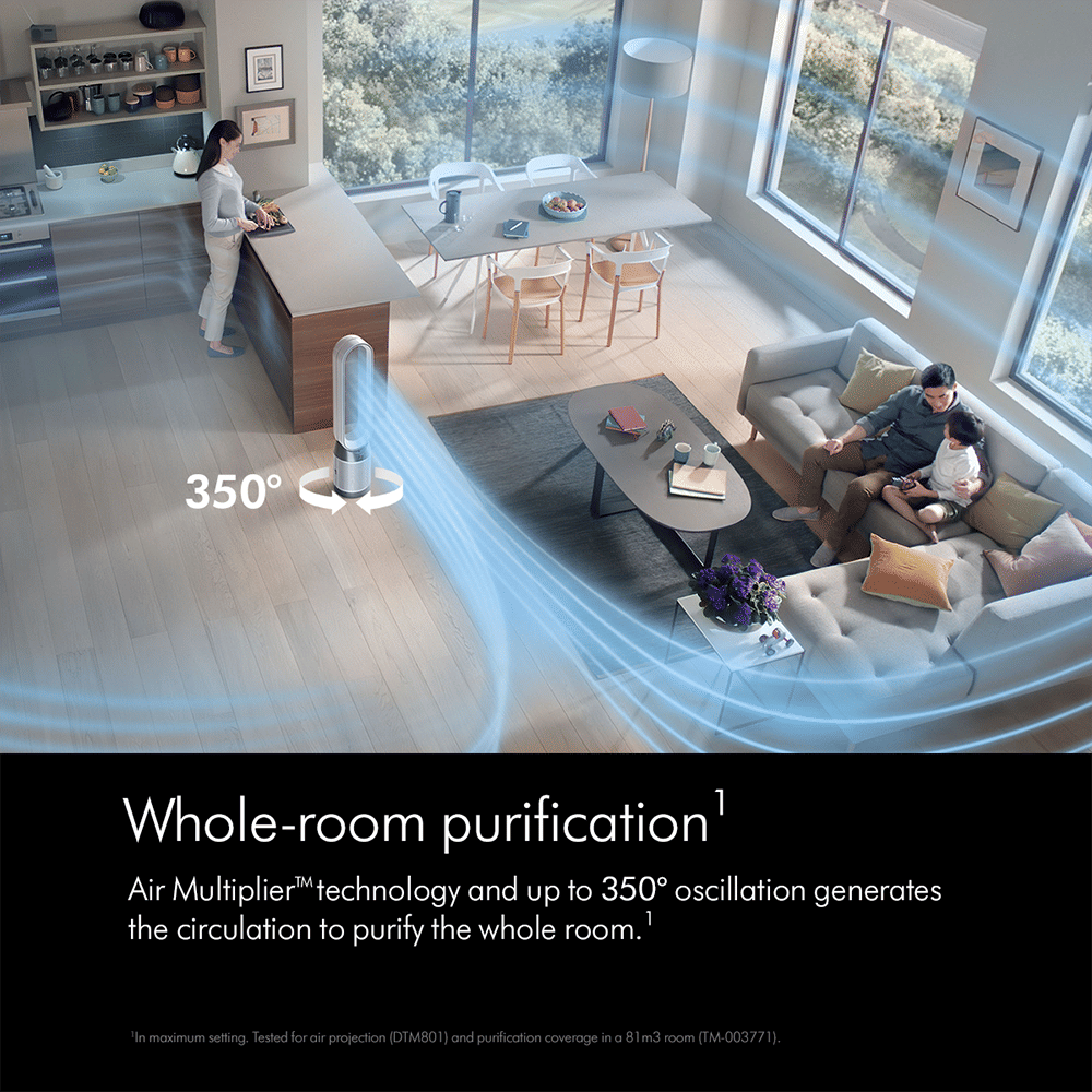 dyson Cool TP11 Air Purifier with Remote Control (Auto Mode Monitors Air Quality, White & Silver) dyson Cool TP11 Air Purifier with Remote Control (Auto Mode Monitors Air Quality, White & Silver)_5