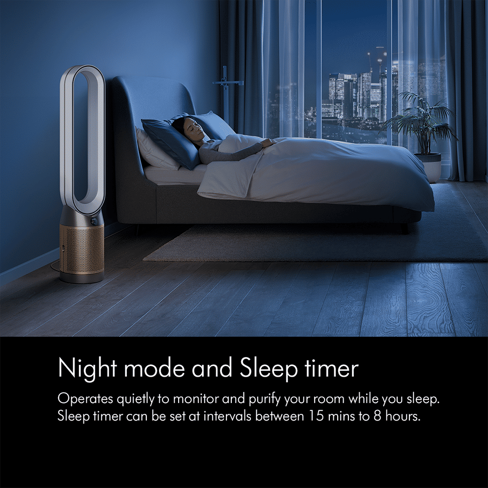 dyson Cool TP12 Air Purifier with Remote Control (Diffused Mode Purifies without Cooling, Nickel & Gold)_5