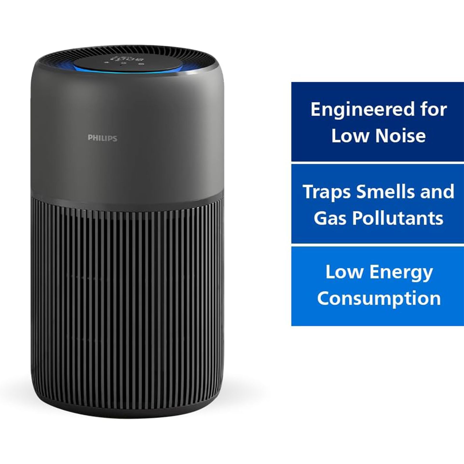 Philips AC222163 Smart Air Purifier with Silent Wing Technology (App Control with Wi-Fi, Black) Philips AC222163 Smart Air Purifier with Silent Wing Technology (App Control with Wi-Fi, Black)_5