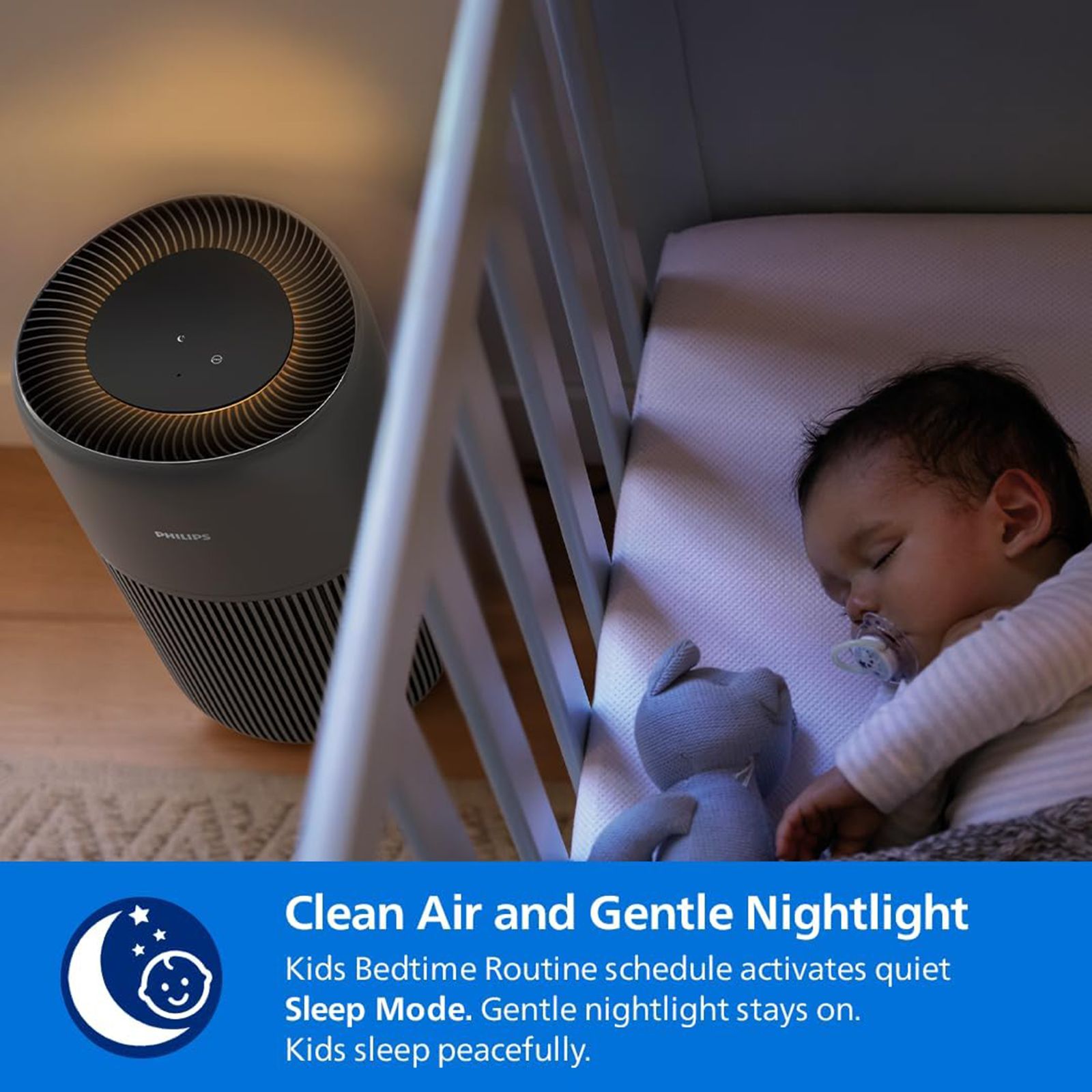 Philips AC222163 Smart Air Purifier with Silent Wing Technology (App Control with Wi-Fi, Black) Philips AC222163 Smart Air Purifier with Silent Wing Technology (App Control with Wi-Fi, Black)_8