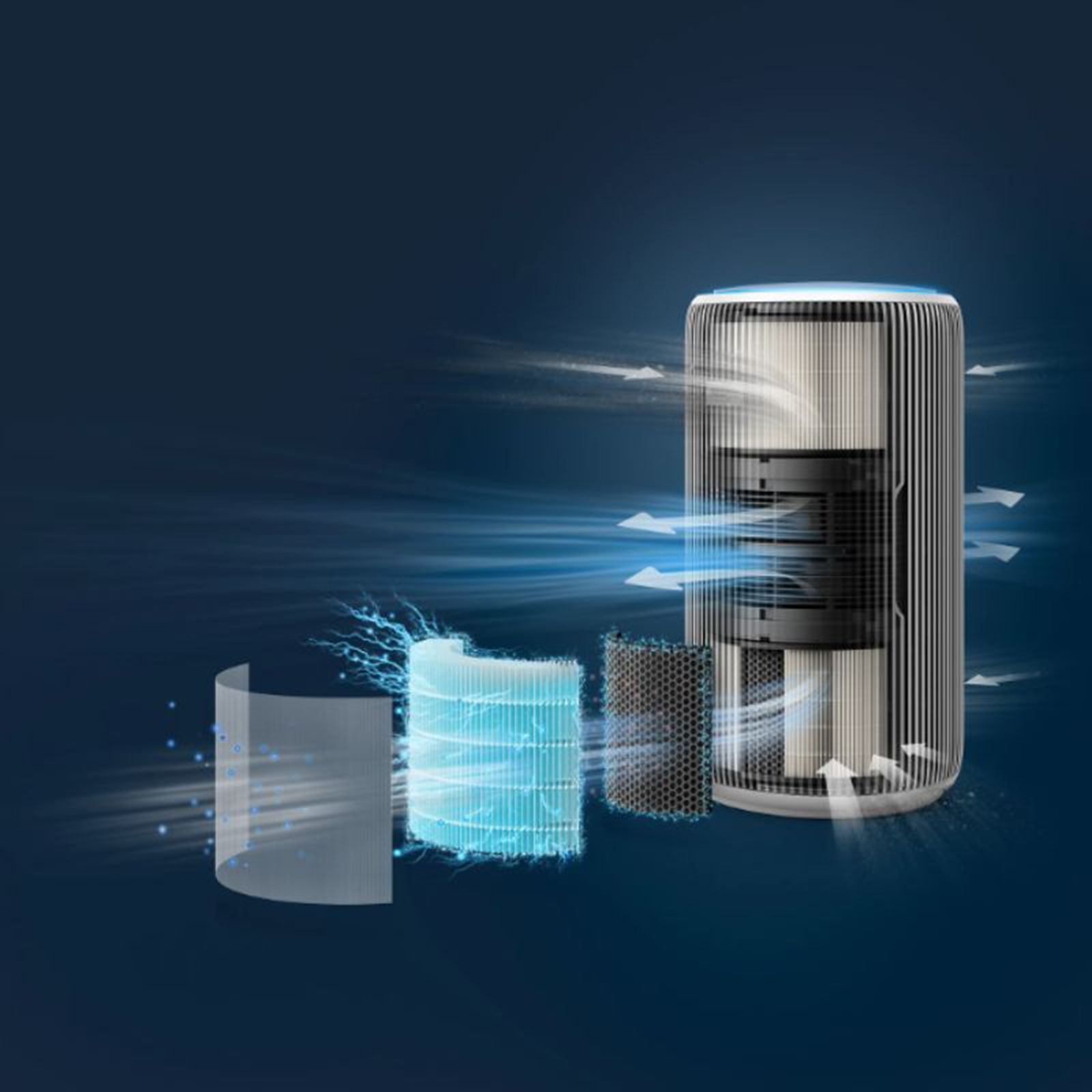 Philips PureProtect 3200 Series Smart Air Purifier with Ambient Night Light (Powerful Filtration, Silver & Arctic White) Philips PureProtect 3200 Series Smart Air Purifier with Ambient Night Light (Powerful Filtration, Silver & Arctic White)_8