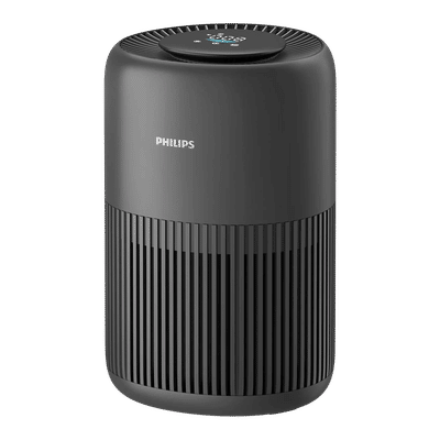 PHILIPS PureProtect Mini 900 Series Smart Air Purifier with Voice Commands (3-Stage HEPA Filtration, Charcoal Grey)