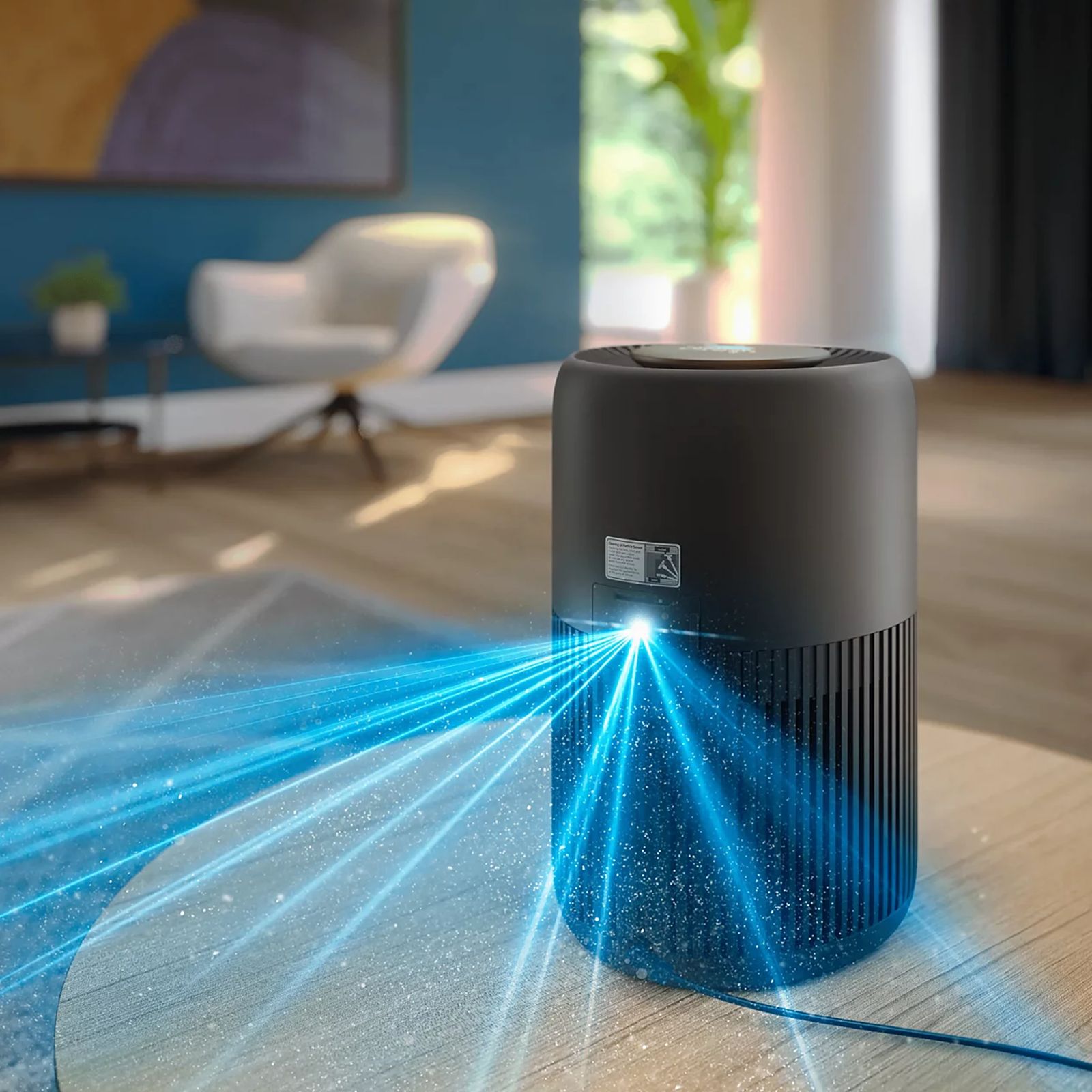PHILIPS PureProtect Mini 900 Series Smart Air Purifier with Voice Commands (3-Stage HEPA Filtration, Charcoal Grey) PHILIPS PureProtect Mini 900 Series Smart Air Purifier with Voice Commands (3-Stage HEPA Filtration, Charcoal Grey)_7