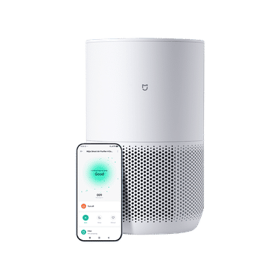 Mijia by XIAOMI 4 Compact Smart Air Purifier with XIAOMI Home App Control (3-Stage High-Efficiency Filtration, White)