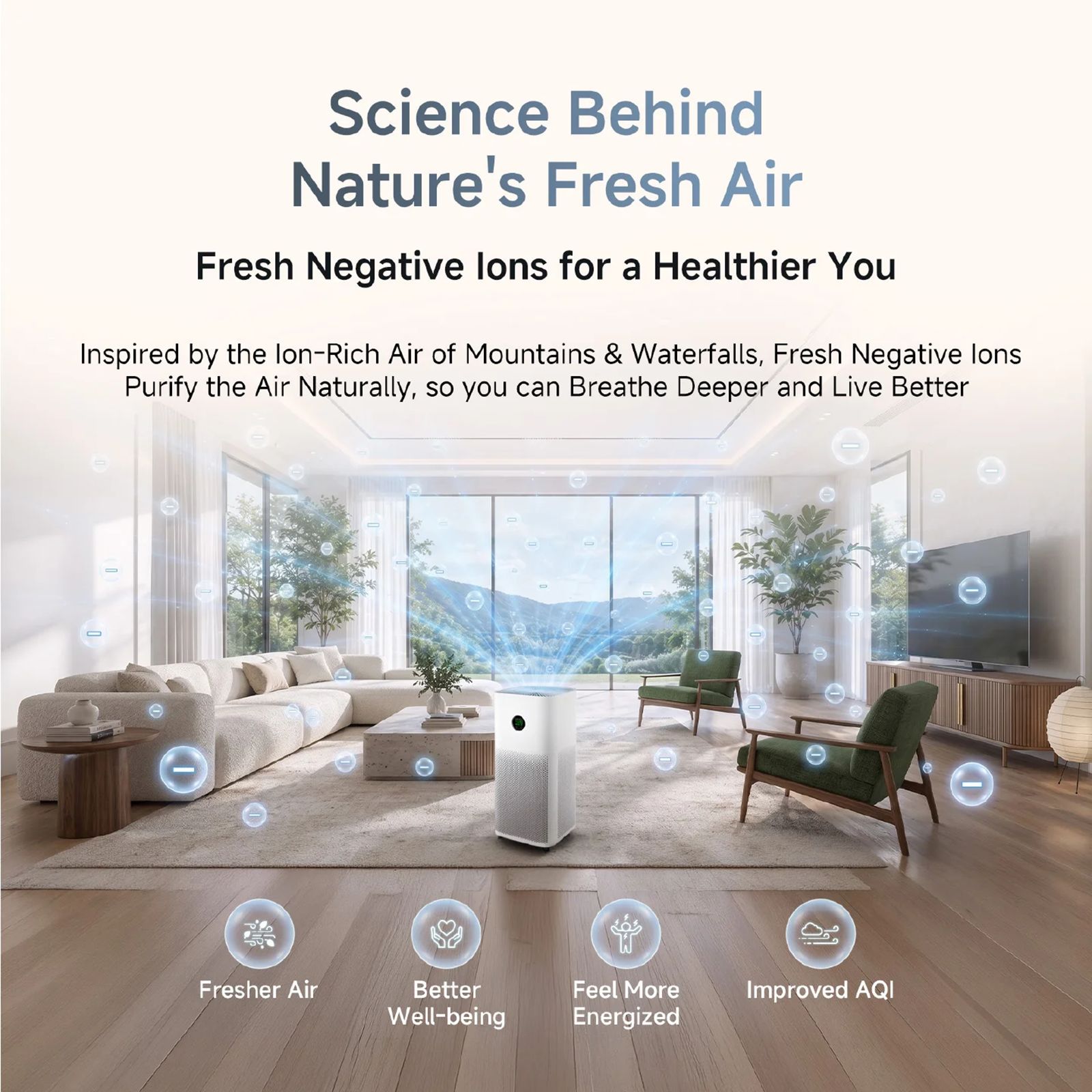 Mijia by XIAOMI 6 Series Smart Air Purifier with XIAOMI Home App Control (PentaClean 5-Layer Filtration, White)_11