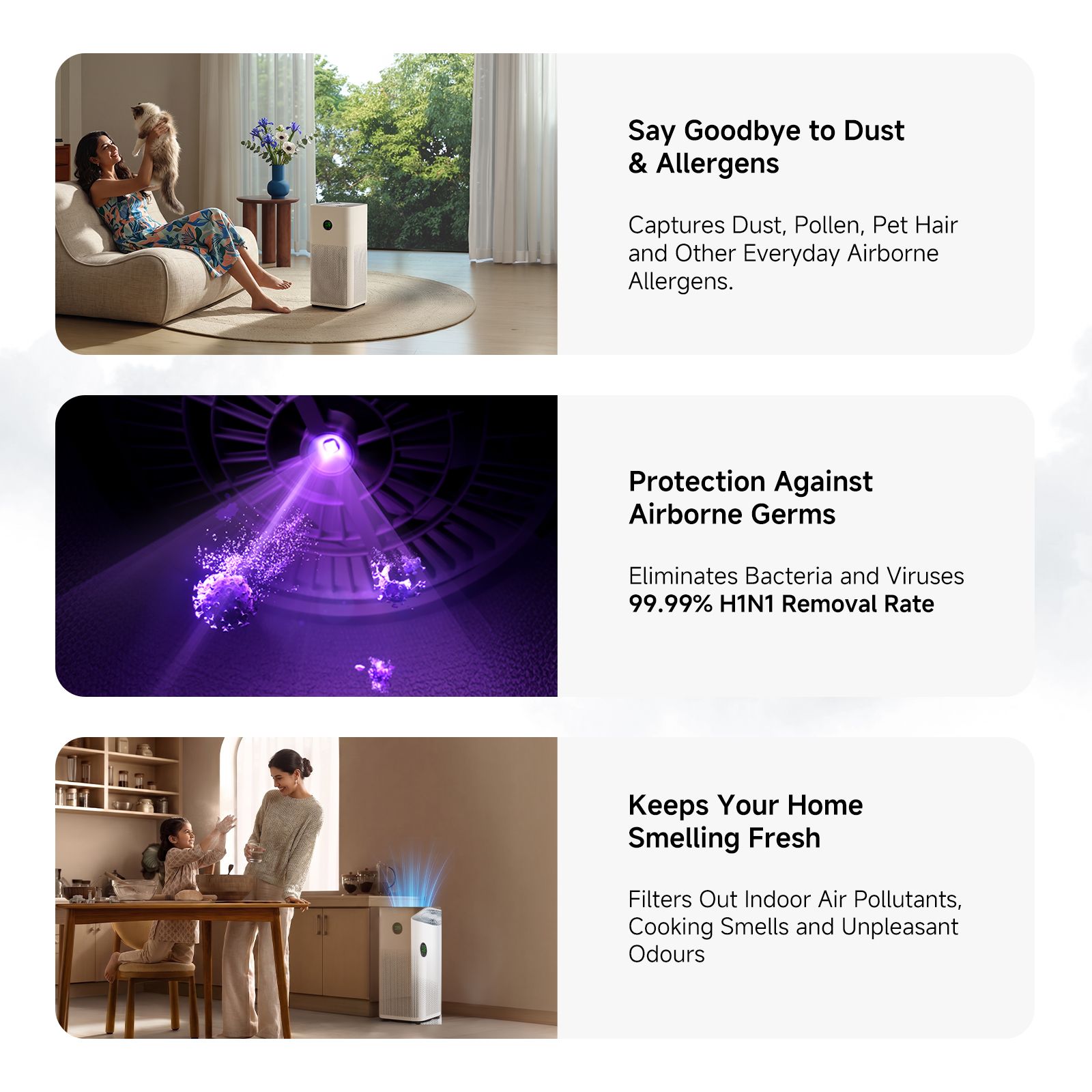 Mijia by XIAOMI 6 Series Smart Air Purifier with XIAOMI Home App Control (PentaClean 5-Layer Filtration, White)_16