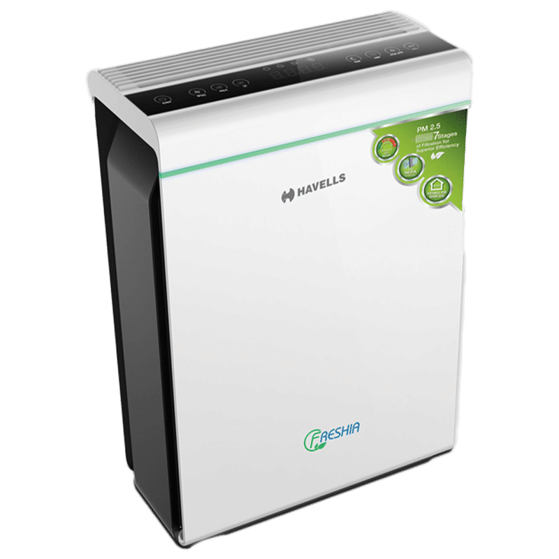HAVELLS Freshia AP-46 HEPA + Activated Carbon Filter Air Purifier (White)_7